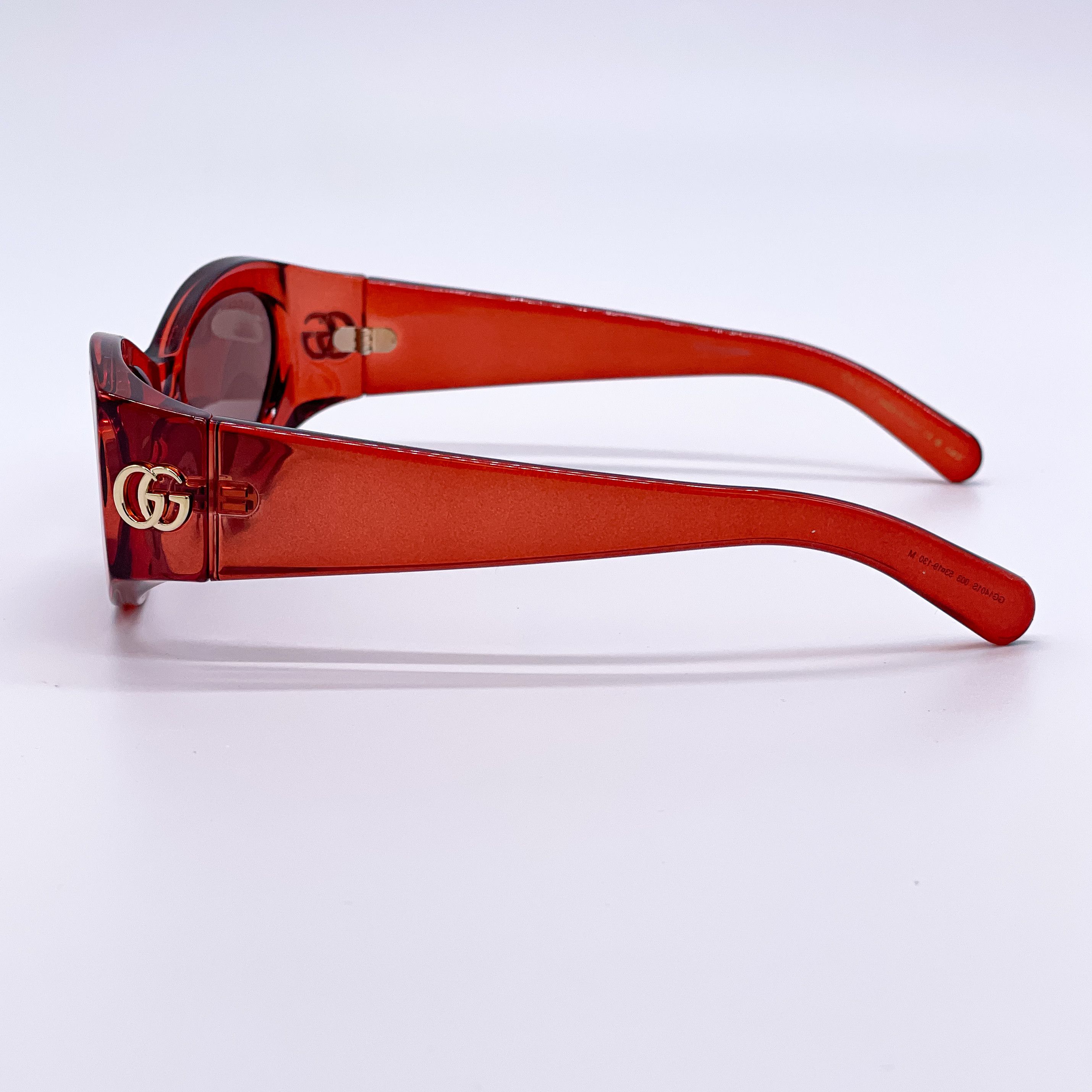 Gucci NEW GUCCI GG1401S 003 RED WOMEN OVAL SUNGLASSES GUCCI Size ONE SIZE - 7 Thumbnail