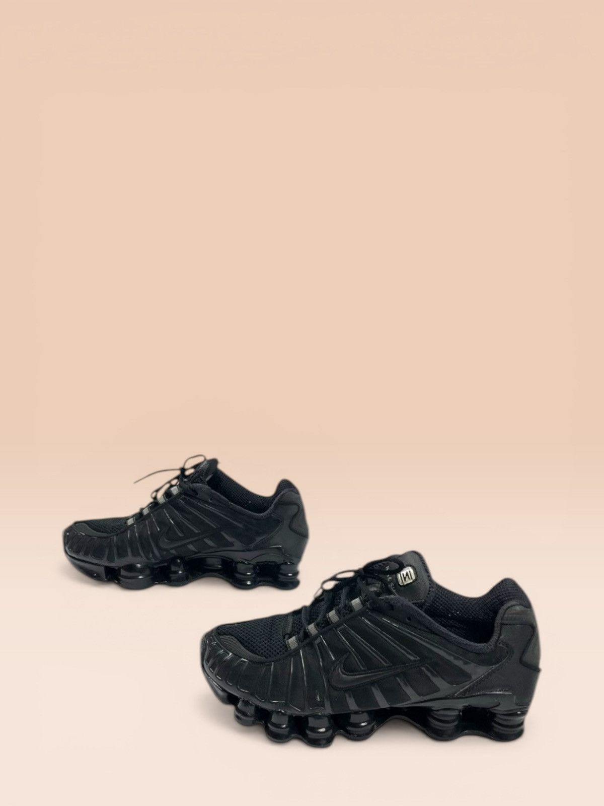 Nike Nike SHOX TL Triple Black Size US 7 / EU 40 - 2 Thumbnail