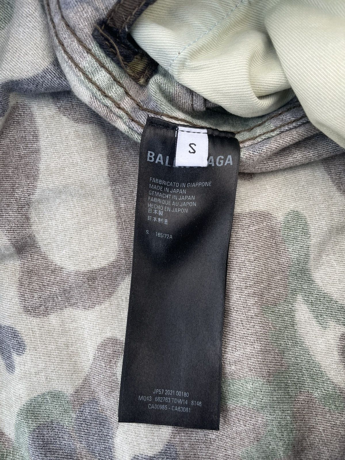 Balenciaga AW21 “Afterworld” - Balenciaga Slash Camo Denim Size US 31 - 3 Thumbnail