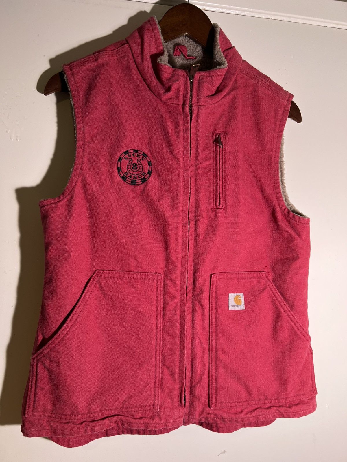 90’s 2000’s Y2K Vintage Carhartt Lucky 8 Ranch Retro Vest