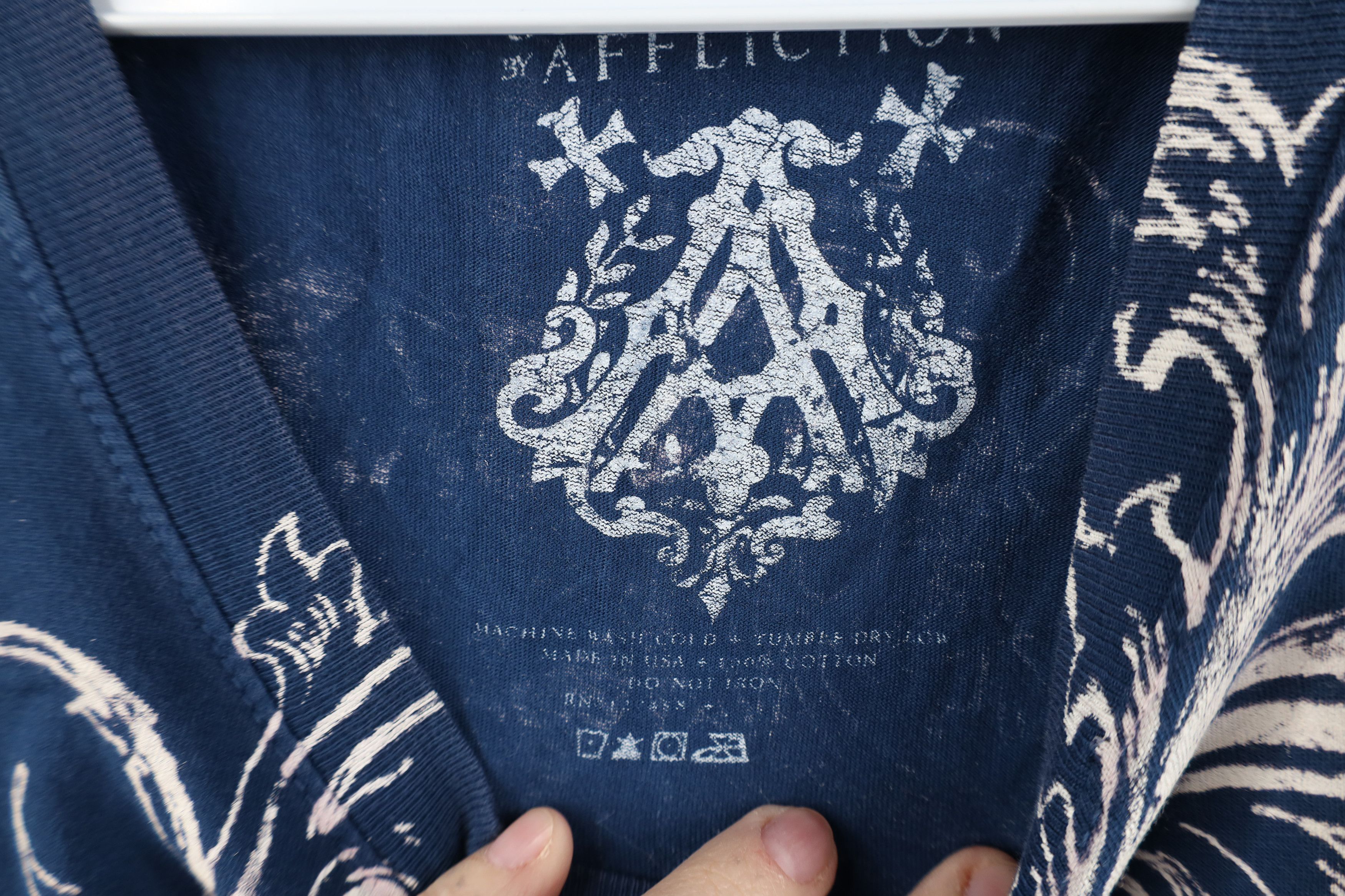 Affliction Vintage Affliction Tribal Cross Skull UFC MMA T-Shirt USA Size US XXL / EU 58 / 5 - 9 Thumbnail