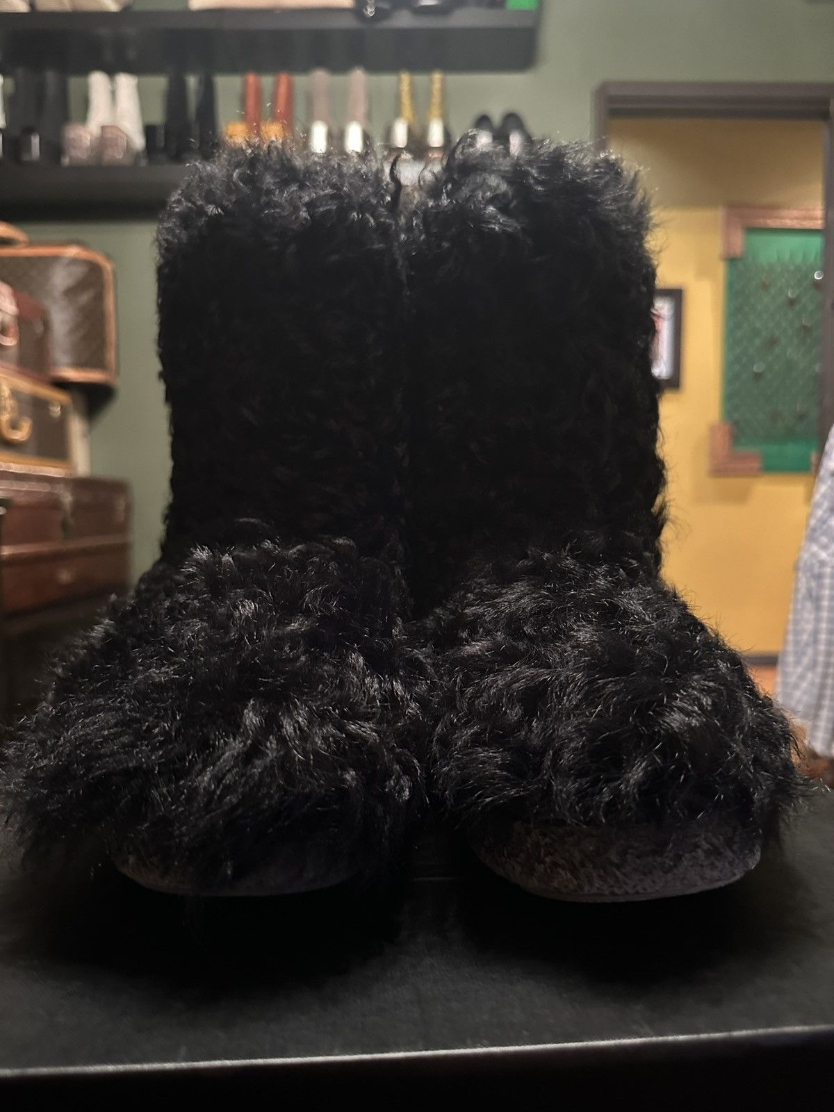 Saint Laurent Paris Saint Laurent Persian Lamb Boot Size US 9 / EU 42 - 1 Thumbnail