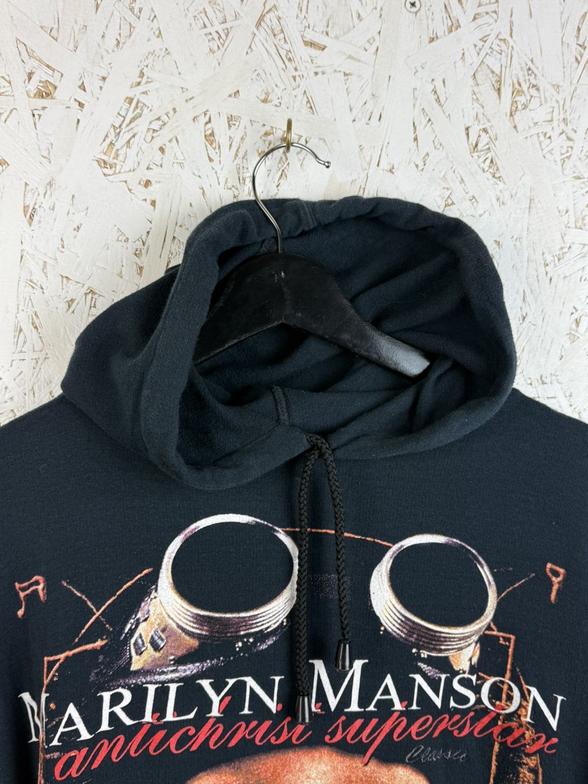 Band Tees 90s Marilyn Manson Antichrist Superstar Euro Boot Hoodie ~M Size US M / EU 48-50 / 2 - 5 Thumbnail