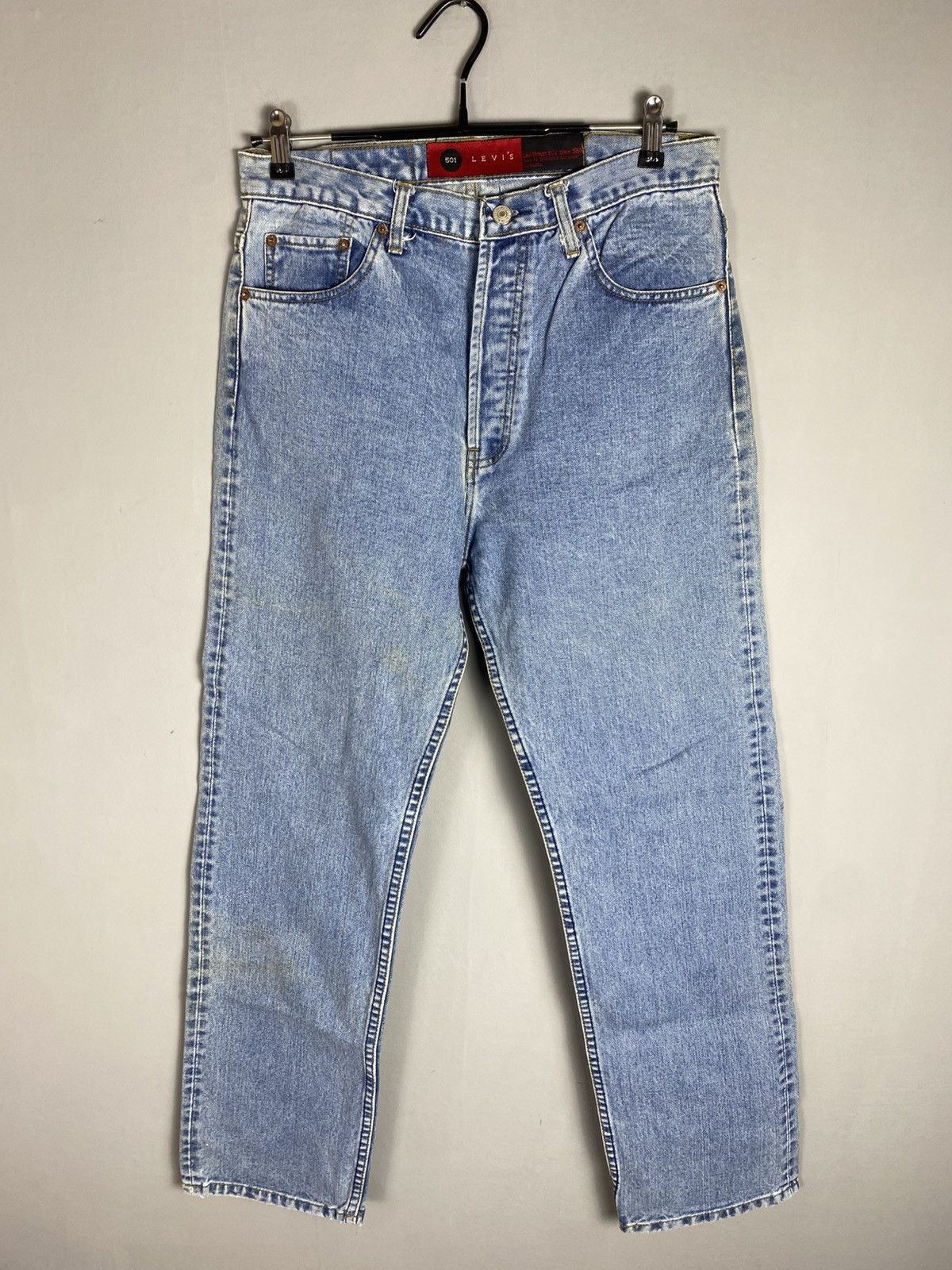 Levi's Vintage 90s Levi’s 501 jeans denim Size US 35 - 6 Thumbnail
