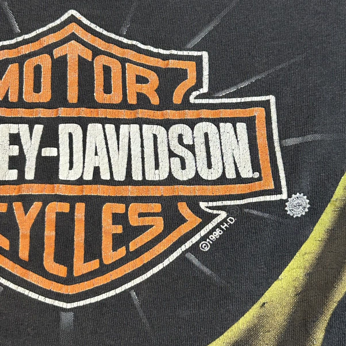 Harley Davidson × Vintage 1990’s Harley Davidson T-shirt Made In USA Size US L / EU 52-54 / 3 - 3 Thumbnail