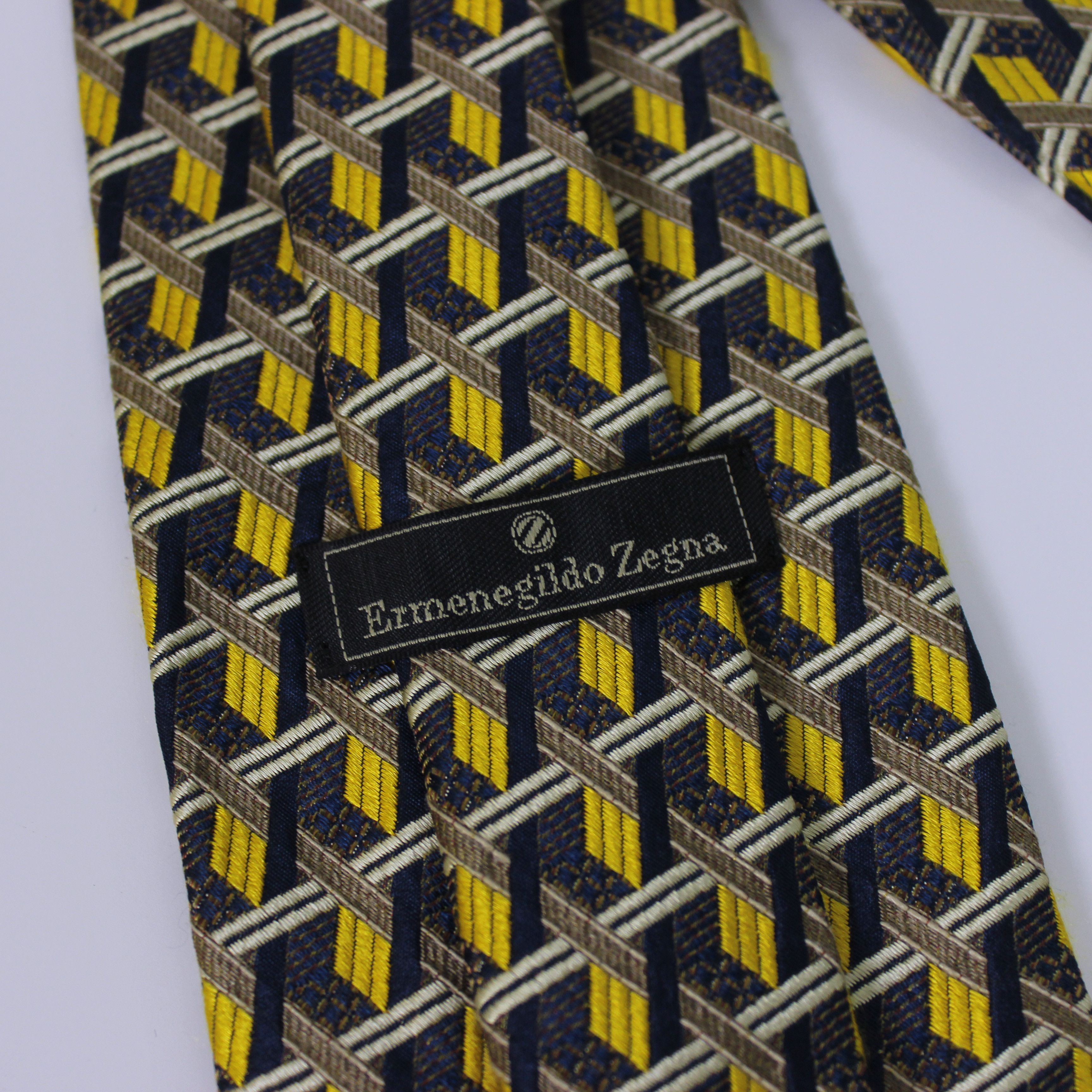 Ermenegildo Zegna Ermenegildo Zegna tie vintage monogram rare Size ONE SIZE - 5 Thumbnail