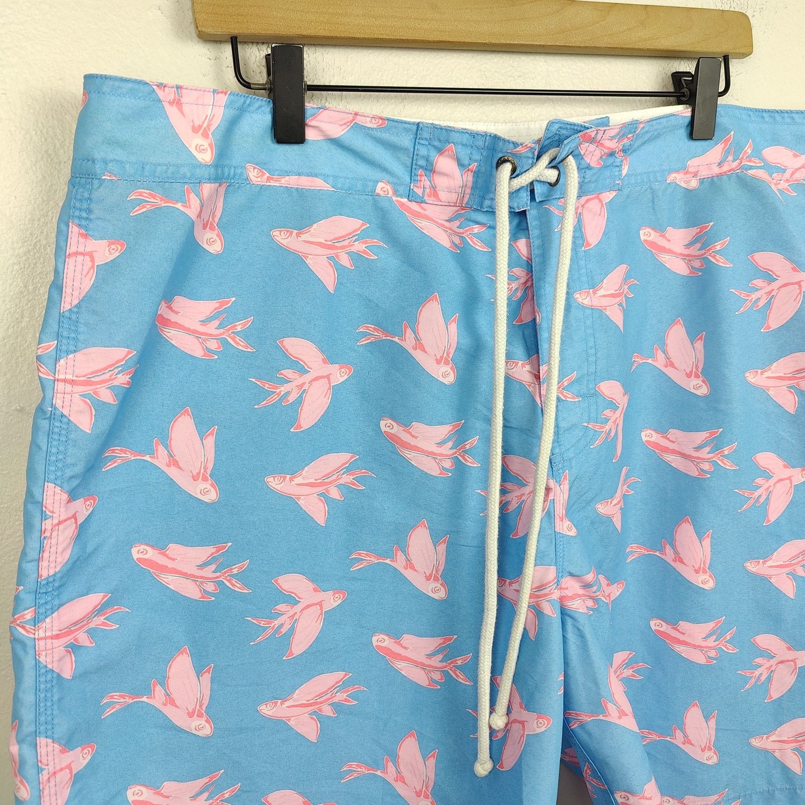 Other Strong Boalt Swim Shorts Mens 38 Blue Flying Fish Size US 38 / EU 54 - 2 Thumbnail