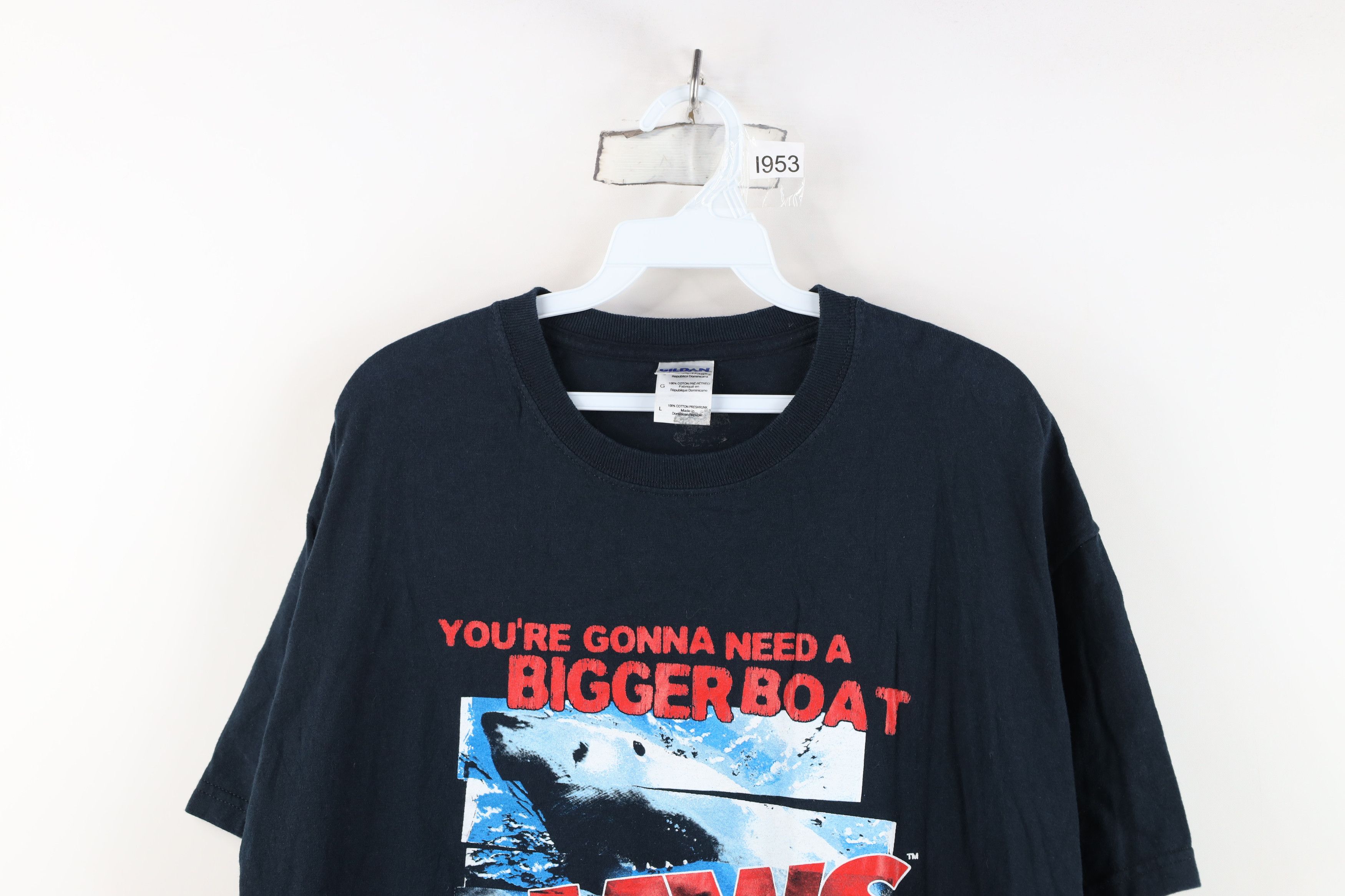 Vintage Vintage Y2K Universal Studios Spell Jaws Clearwater T-Shirt Size US L / EU 52-54 / 3 - 2 Thumbnail