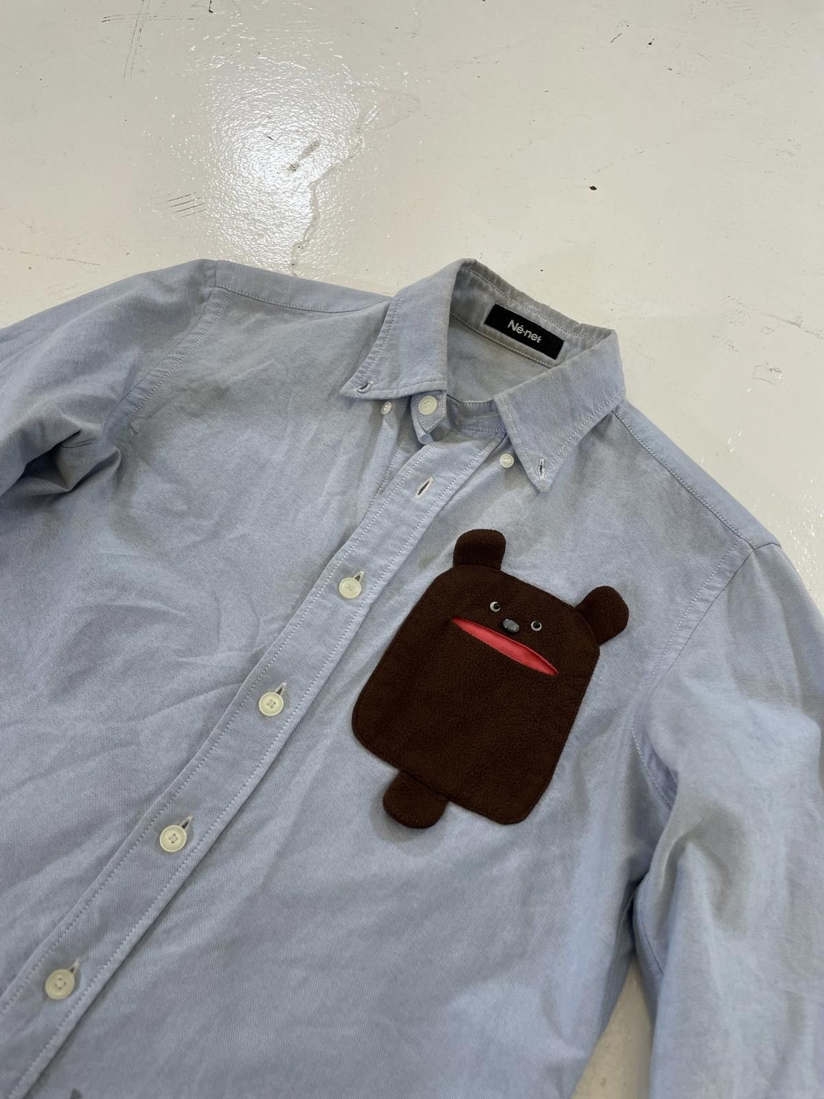Ne-Net Ne Net Bear pokcet shirt Size US S / EU 44-46 / 1 - 2 Thumbnail
