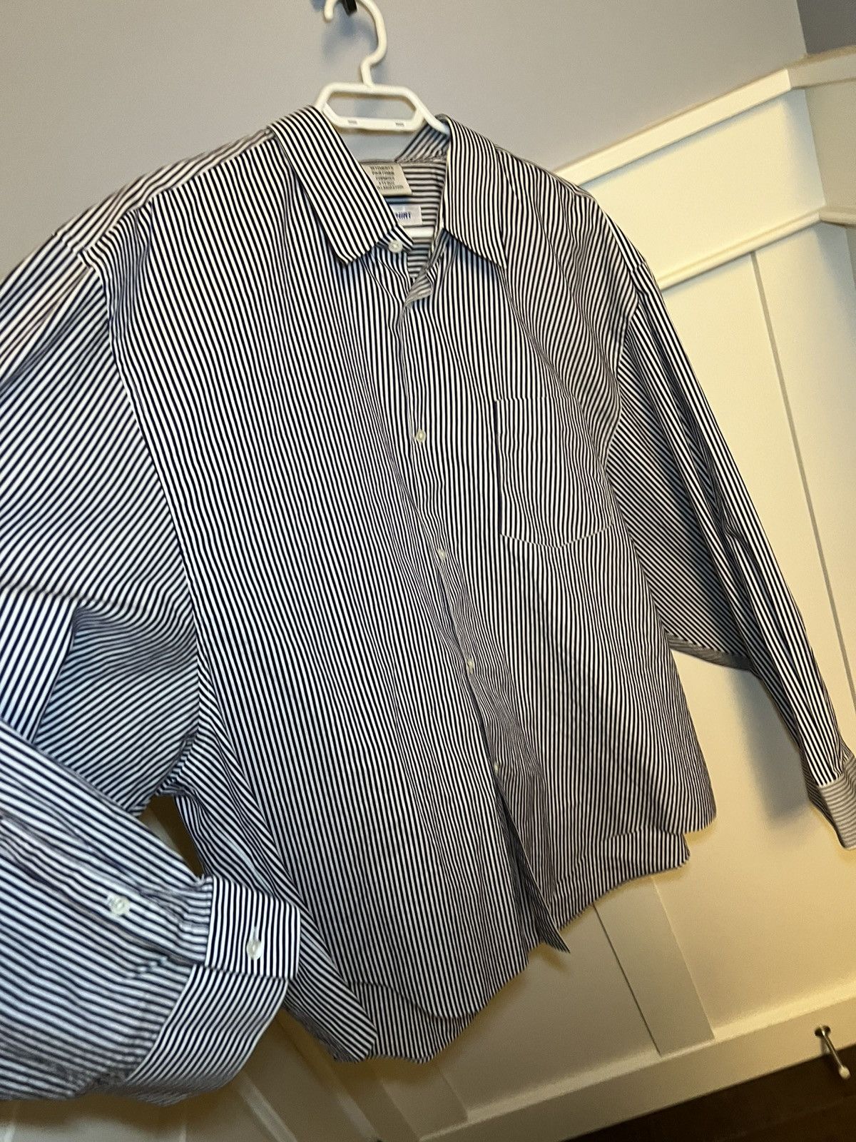 Comme des Garcons SHIRT × Vetements SS2017 Vetements x Comme Des Garçons Shirt Striped Button up Size US XL / EU 56 / 4 - 8 Thumbnail