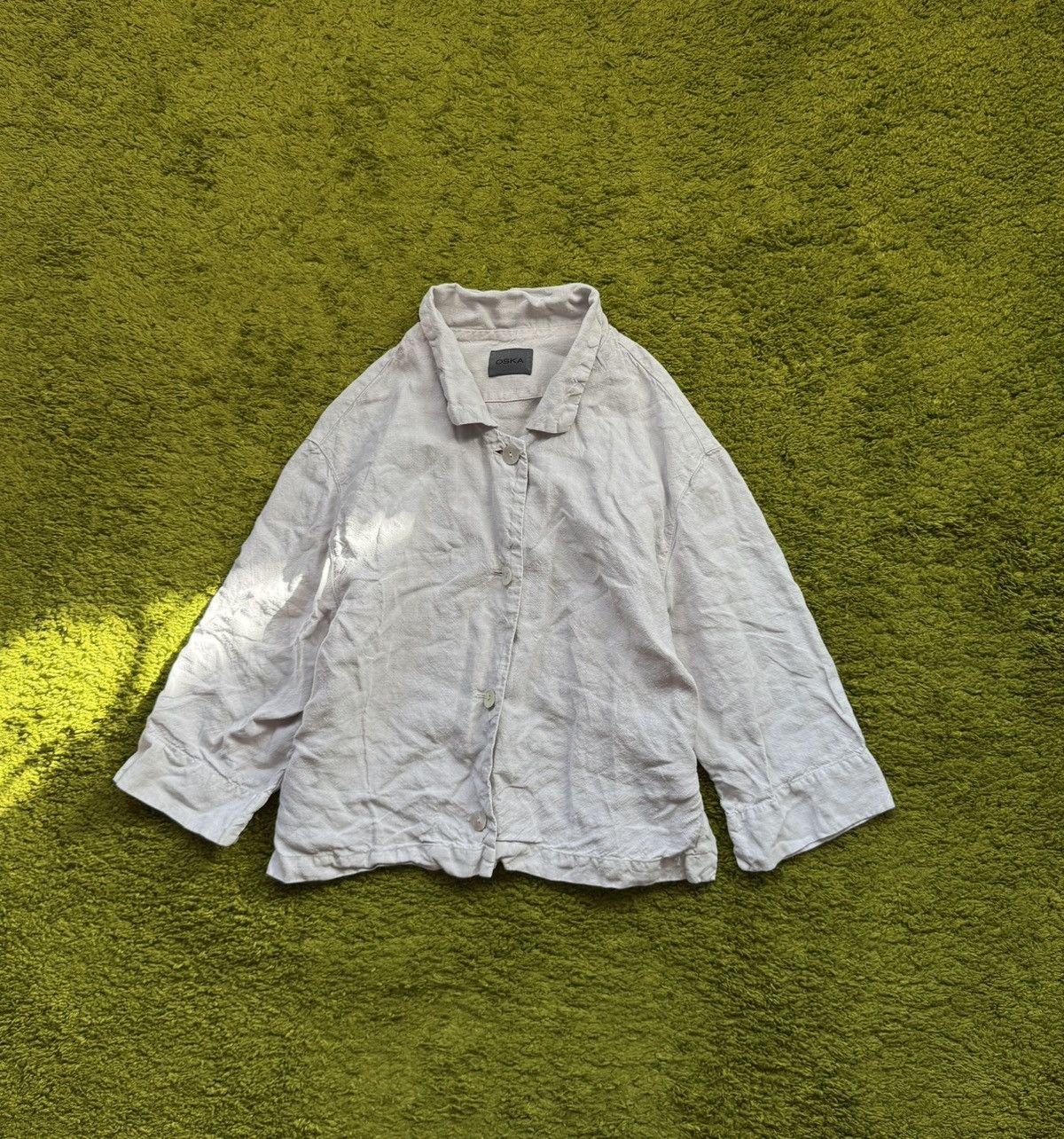 OSKA Oska 100% linen avant garde blazer jacket Size S / US 4 / IT 40 - 1 Thumbnail