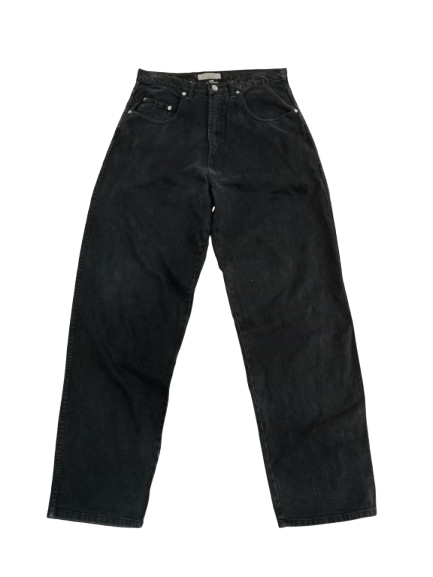 Guess Vintage Guess Jeans by Georges Marciano Black Denim Size US 33 - 1 Thumbnail