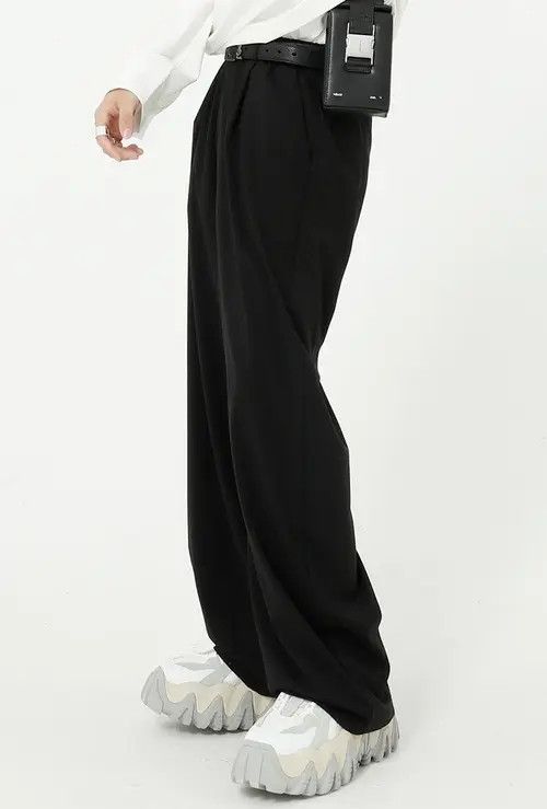 Designer × Japanese Brand Casual wide-leg loose straight trousers Size US 32 / EU 48 - 3 Thumbnail