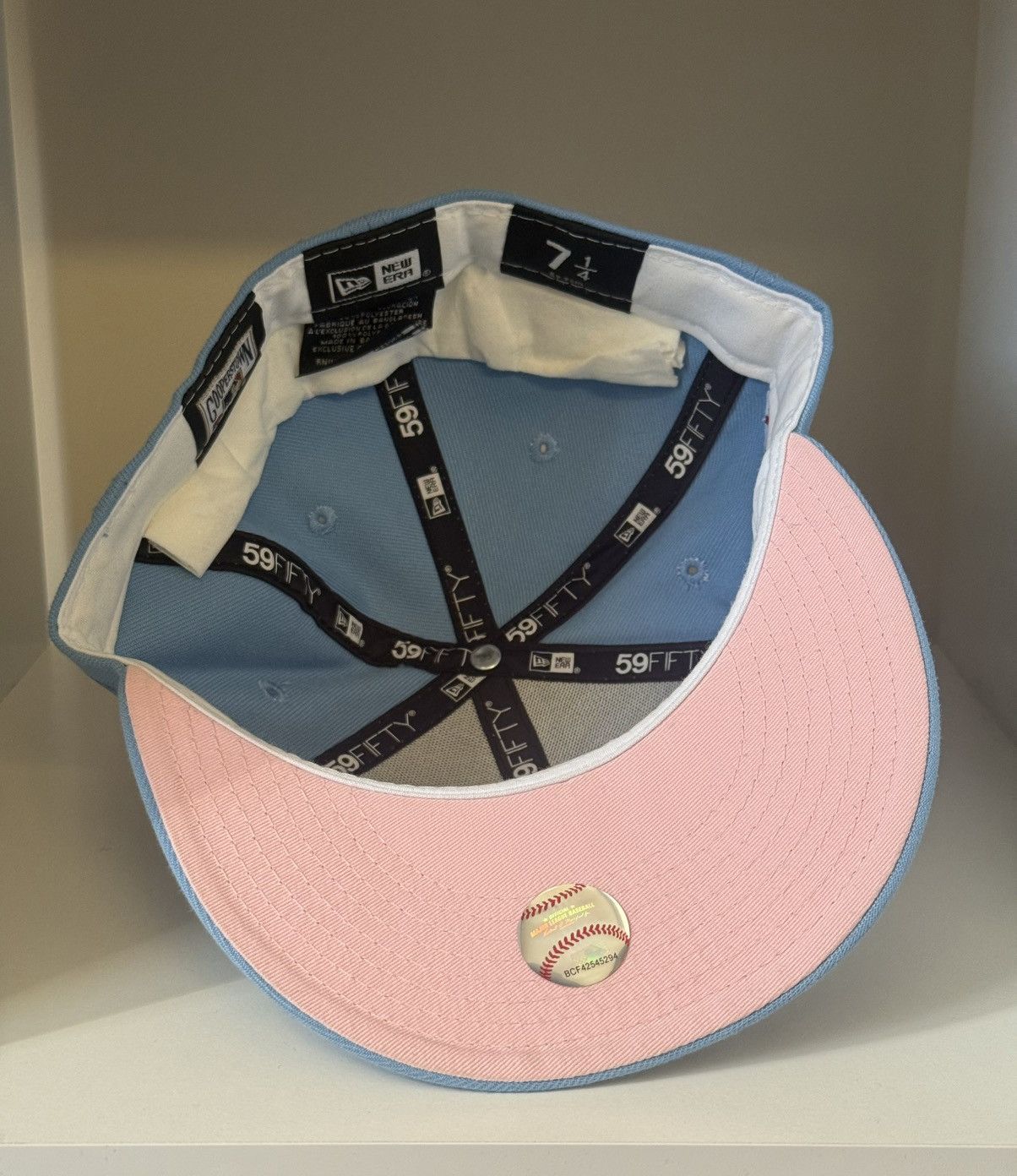 New Era Hat Club x New Era Exclusive Yankees Pink UV Fitted Size ONE SIZE - 3 Thumbnail