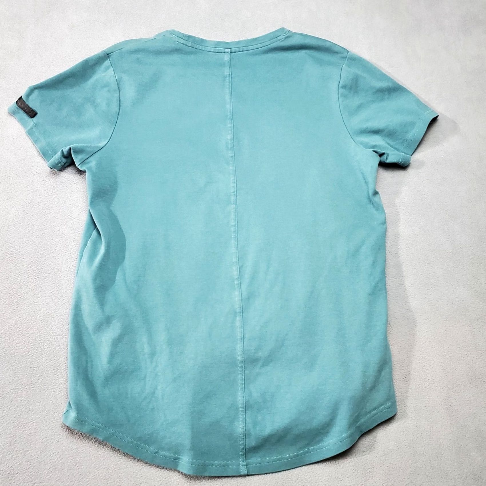 Vintage ALPHALETE Shirt Womens Green Large Short Sleeve Training Stretch Activewear Top Size L / US 10 / IT 46 - 2 Thumbnail