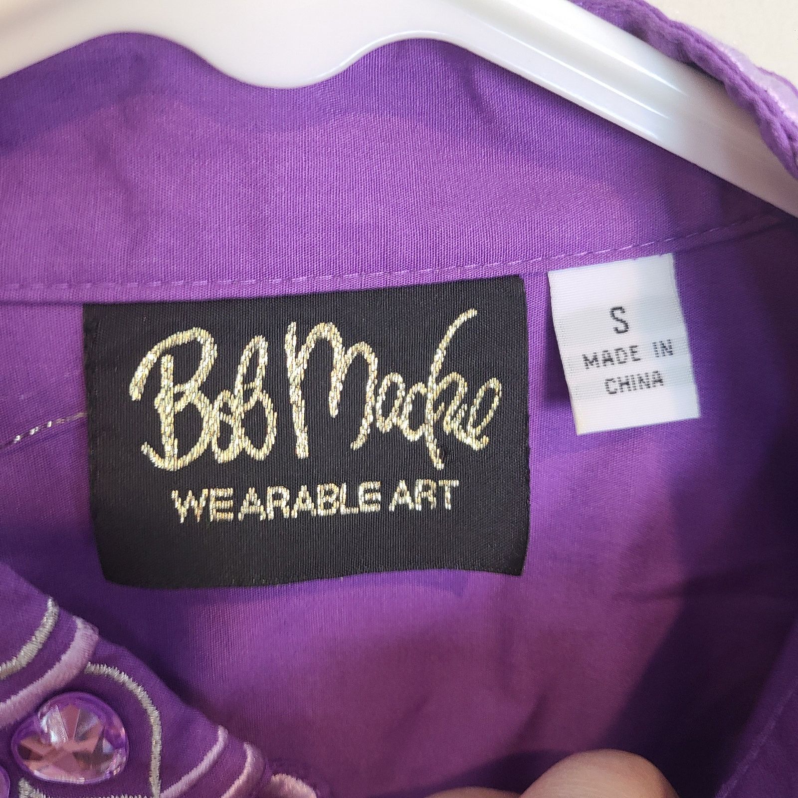 Bob Mackie Bob Mackie Wearable Art Top Rhinestone Embroidered Size S Size S / US 4 / IT 40 - 6 Thumbnail
