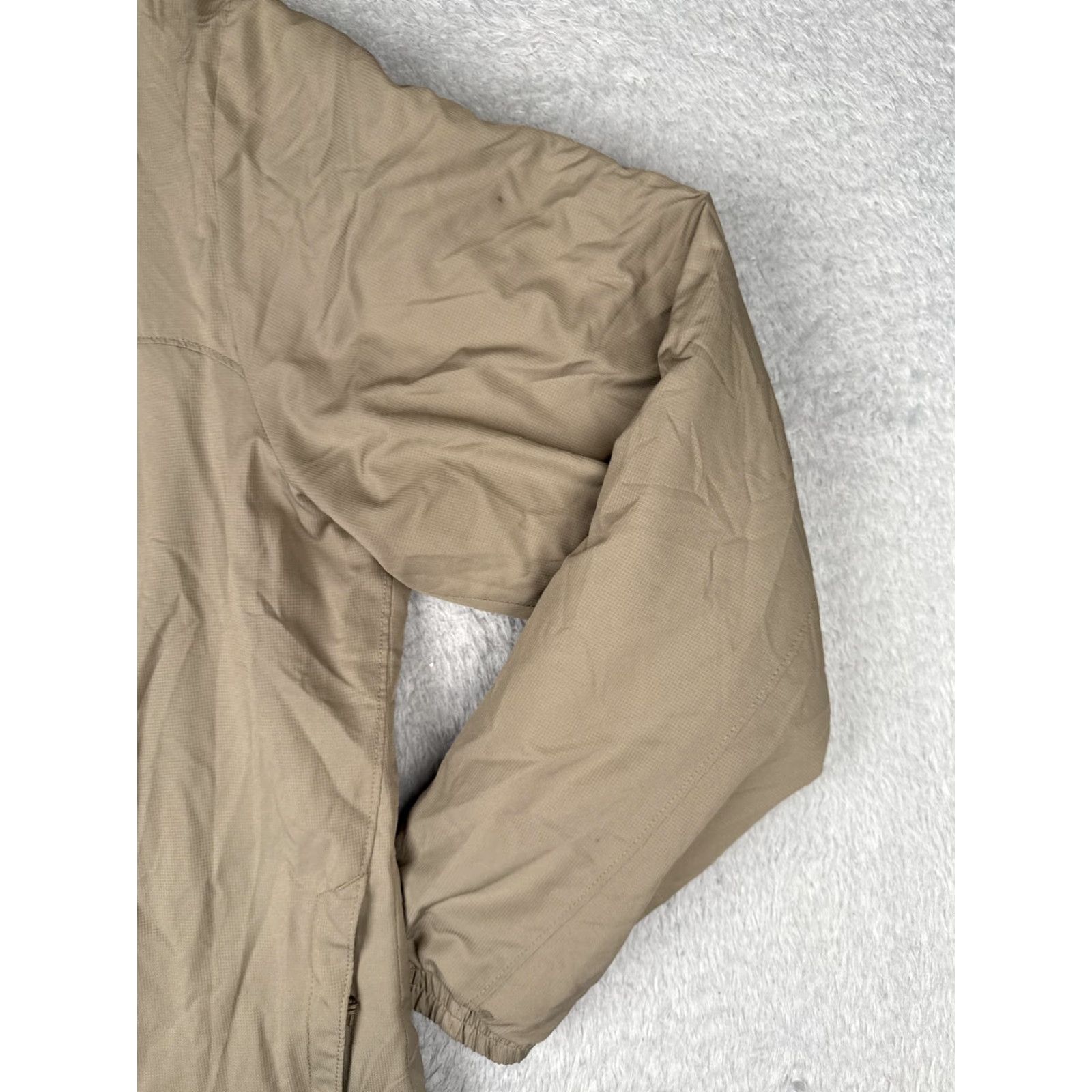 Vintage Columbia Jacket Mens M Beige Fleece Full Zip Windbreaker Outdoor Casual Hiking Walking Outdoor Windbreaker Mens Beige Jacket Size US M / EU 48-50 / 2 - 5 Thumbnail