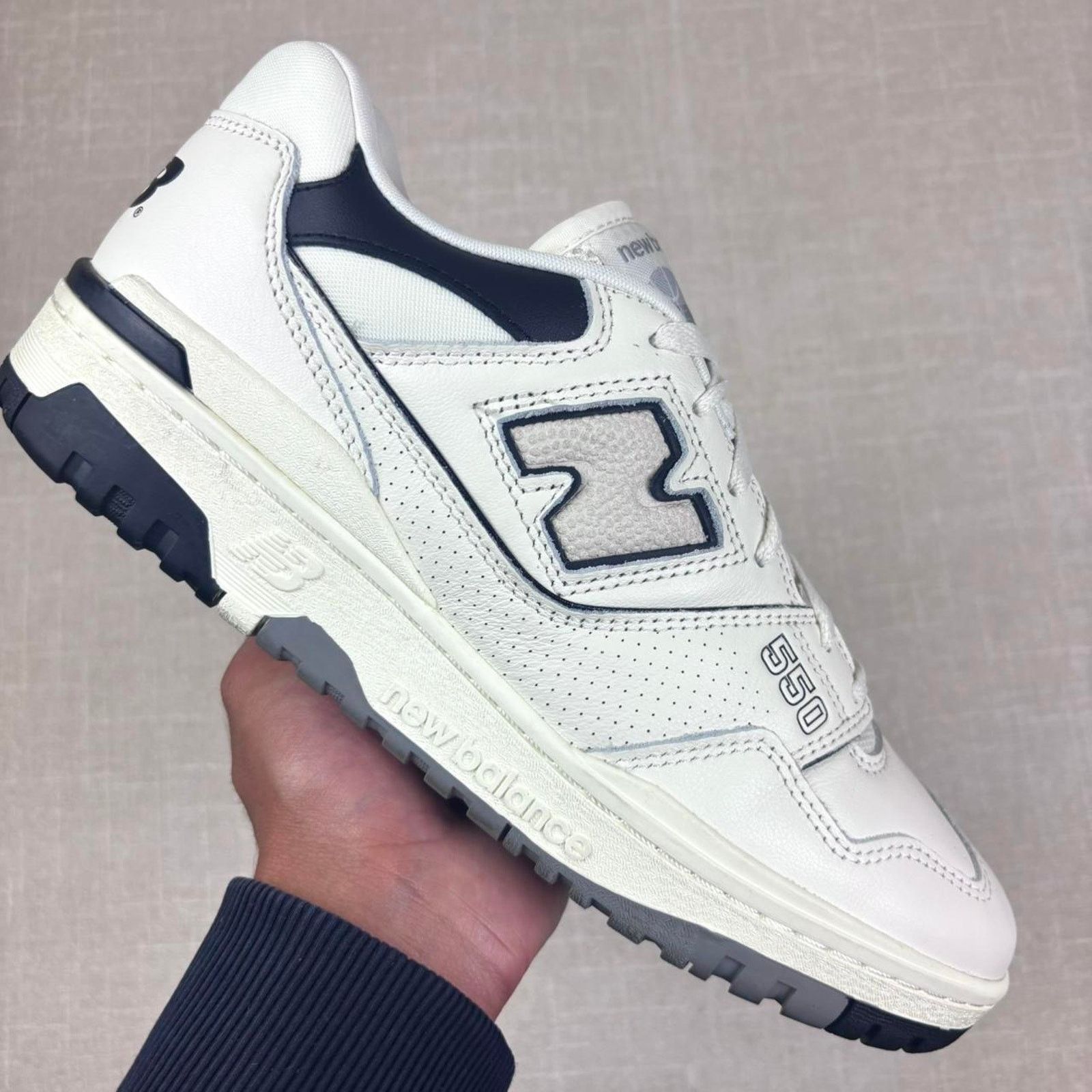 New Balance 🐼 2022 New Balance 550 “Cream Black” 10M Size US 10 / EU 43 - 1 Thumbnail