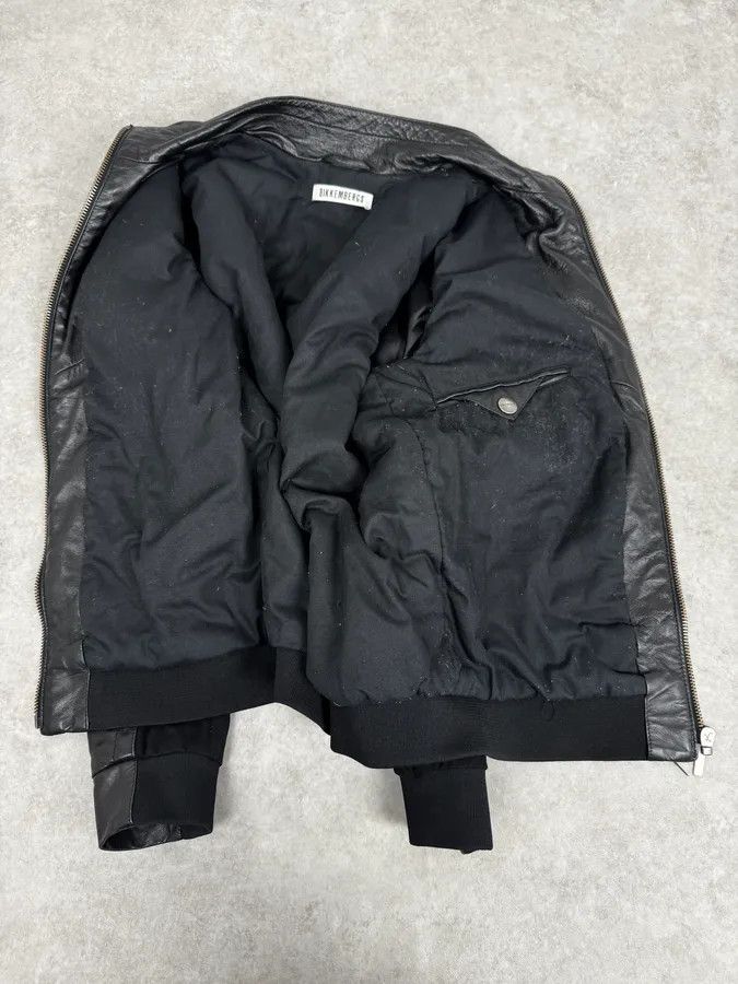 Dirk Bikkembergs 2010s Dirk Bikkembergs Black Hybrid Leather Biker Jacket Size US M / EU 48-50 / 2 - 7 Thumbnail