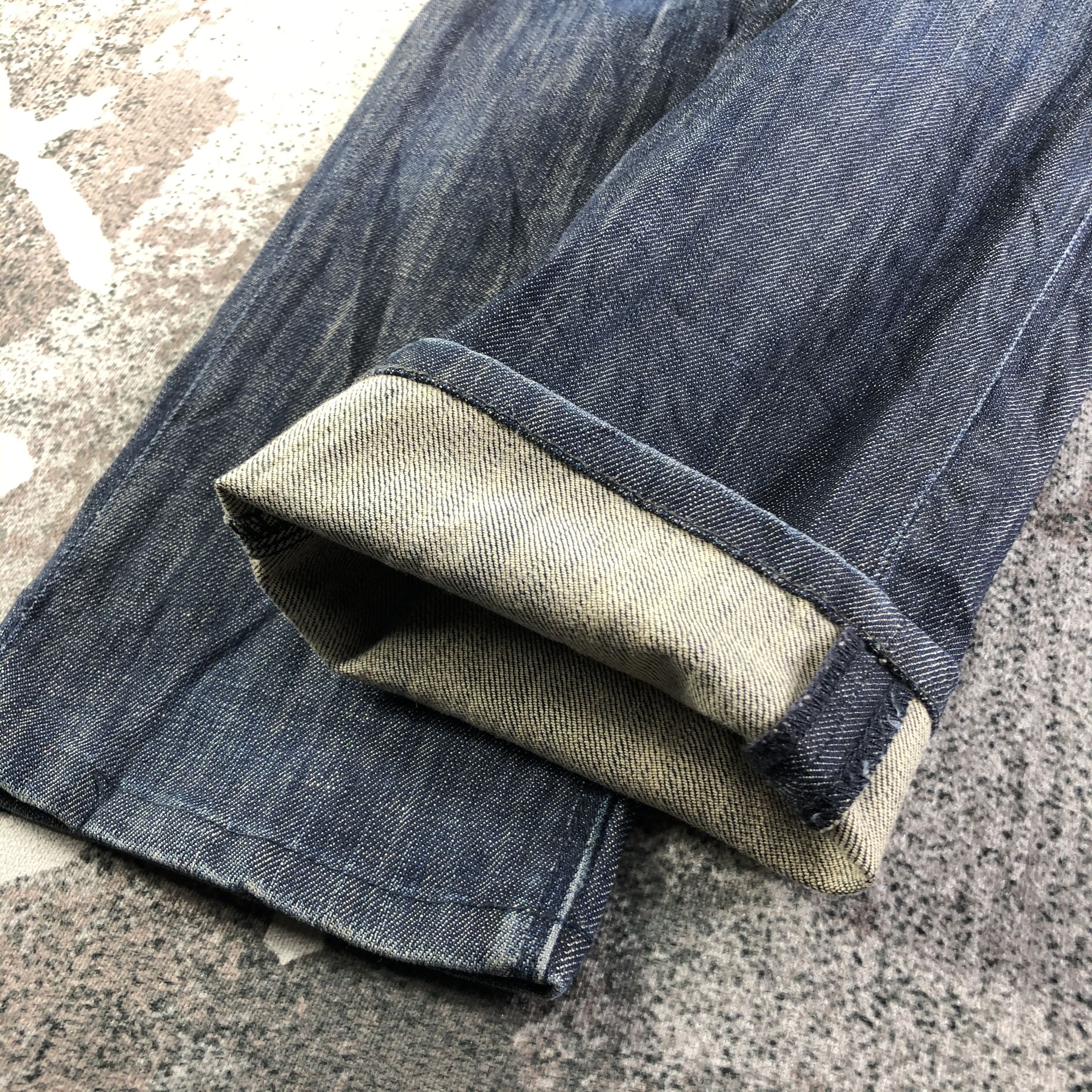 Japanese Brand Neo LA Jeans Dark Wash Denim KJ2971 Size US 31 - 6 Thumbnail