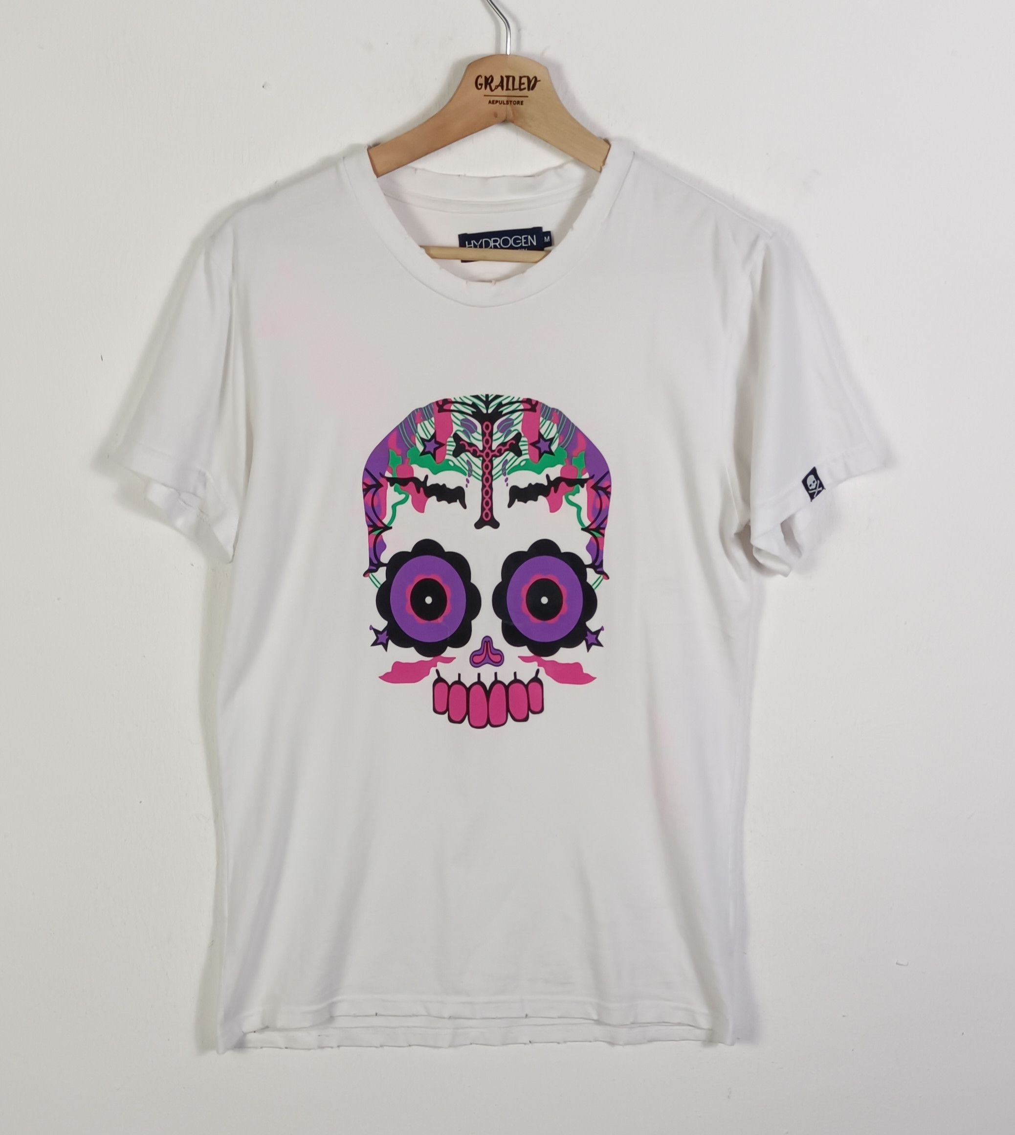 Hydrogen Italy Distressed Skull