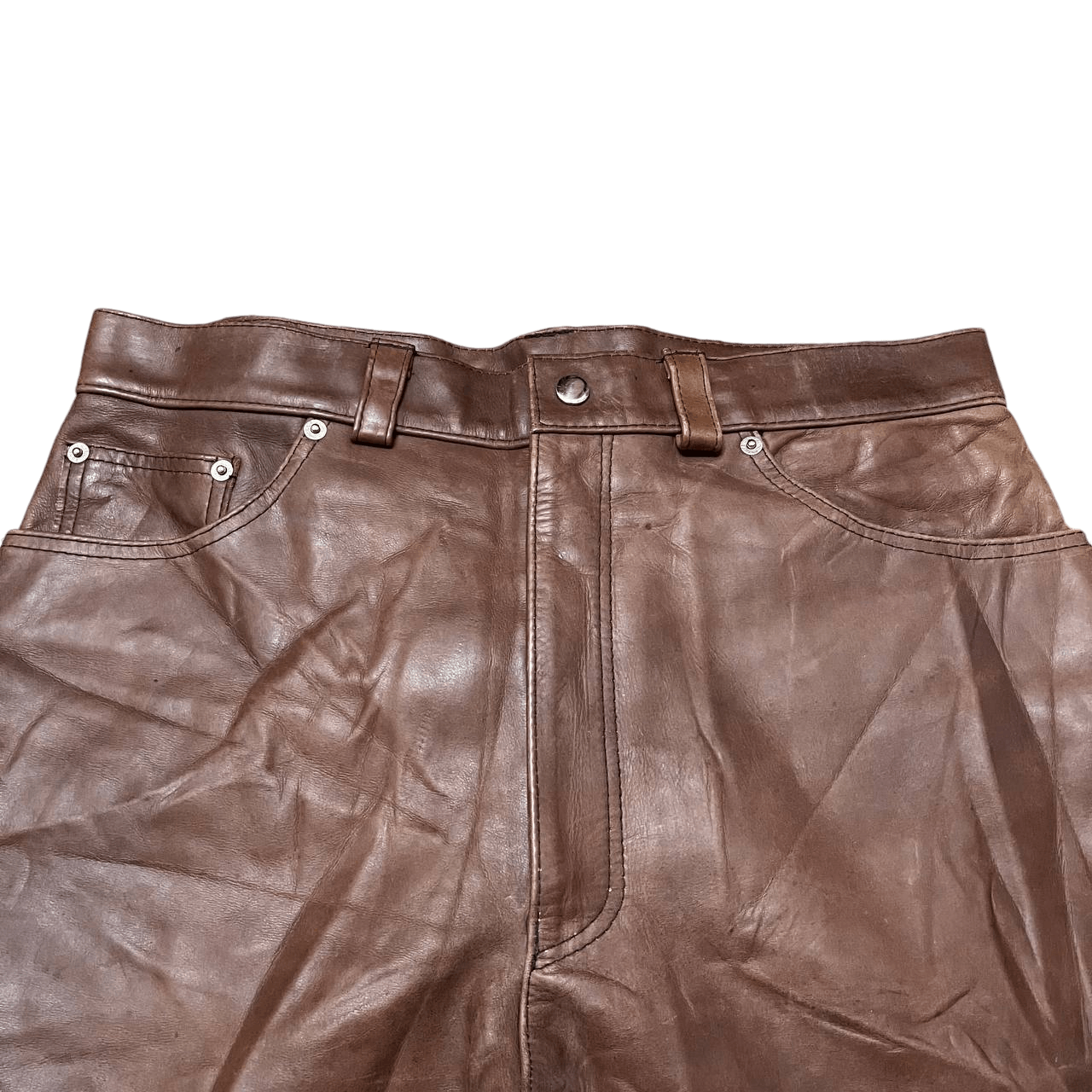 The Real McCoy's Vintage The Real Mccoy's Leather Short Pant Size US 33 - 2 Thumbnail