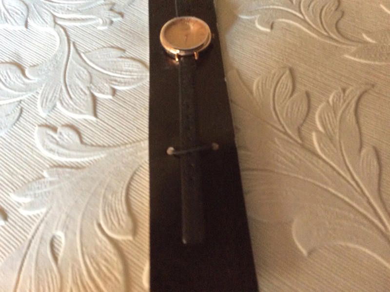 Designer limit ladies rose gold dial black leather strap watch Size ONE SIZE - 1 Thumbnail