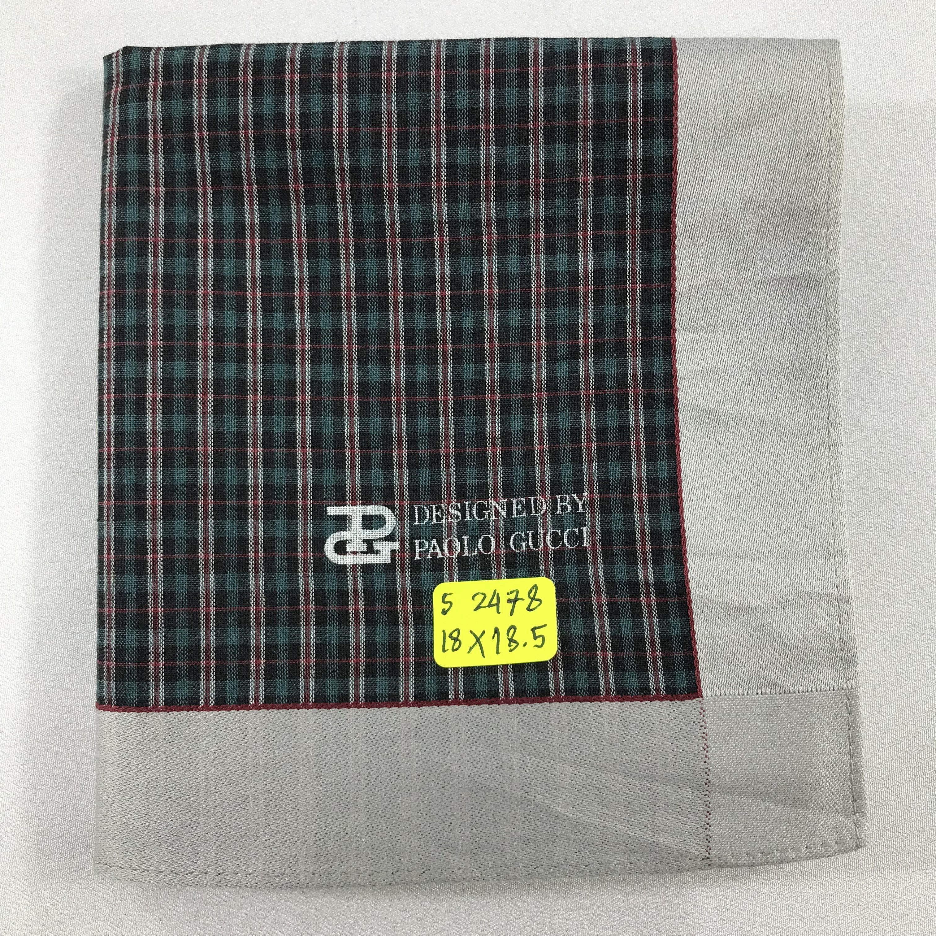 Paolo Gucci × Vintage Paolo Gucci Bandana / Handkerchief / Neckerchief - S2478 Size ONE SIZE - 5 Thumbnail