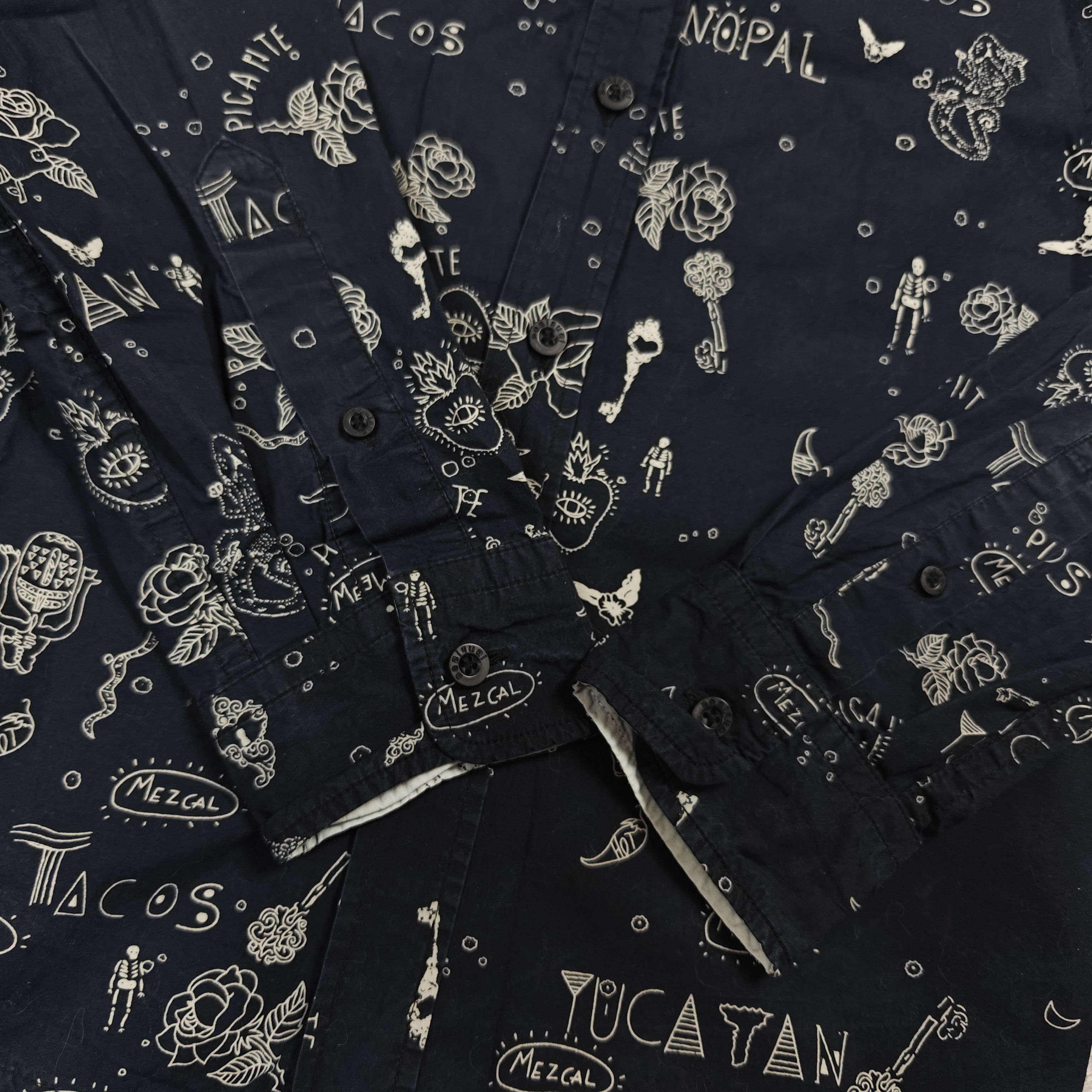Desigual Desigual Shirt Printed Slim Fit Blue size S Size US S / EU 44-46 / 1 - 4 Thumbnail