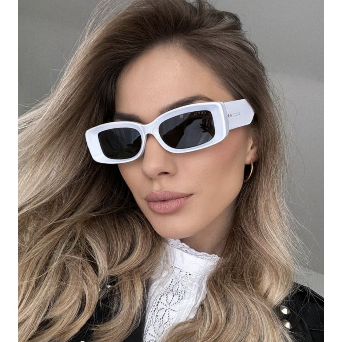 Gucci NEW Gucci Sunglasses GG1528S 004 Light Blue Gray Women Size ONE SIZE - 1 Thumbnail
