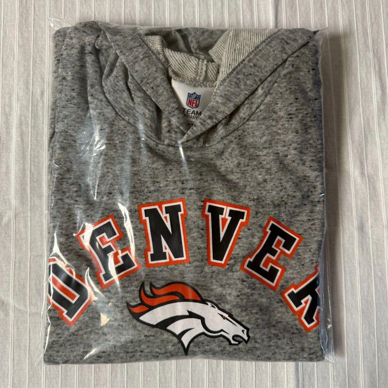 Designer Rare Broncos Short Sleeve Hoodie Youth XL Pullover NWT Size ONE SIZE - 10 Thumbnail