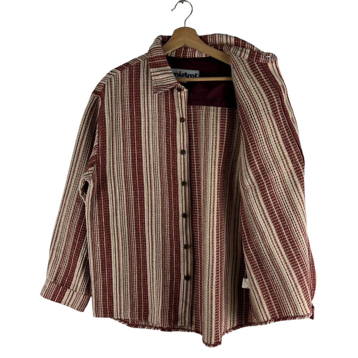 Japanese Brand 🔥Striped Chore Flannel Jacket Mistril IS Japan Size US S / EU 44-46 / 1 - 8 Thumbnail