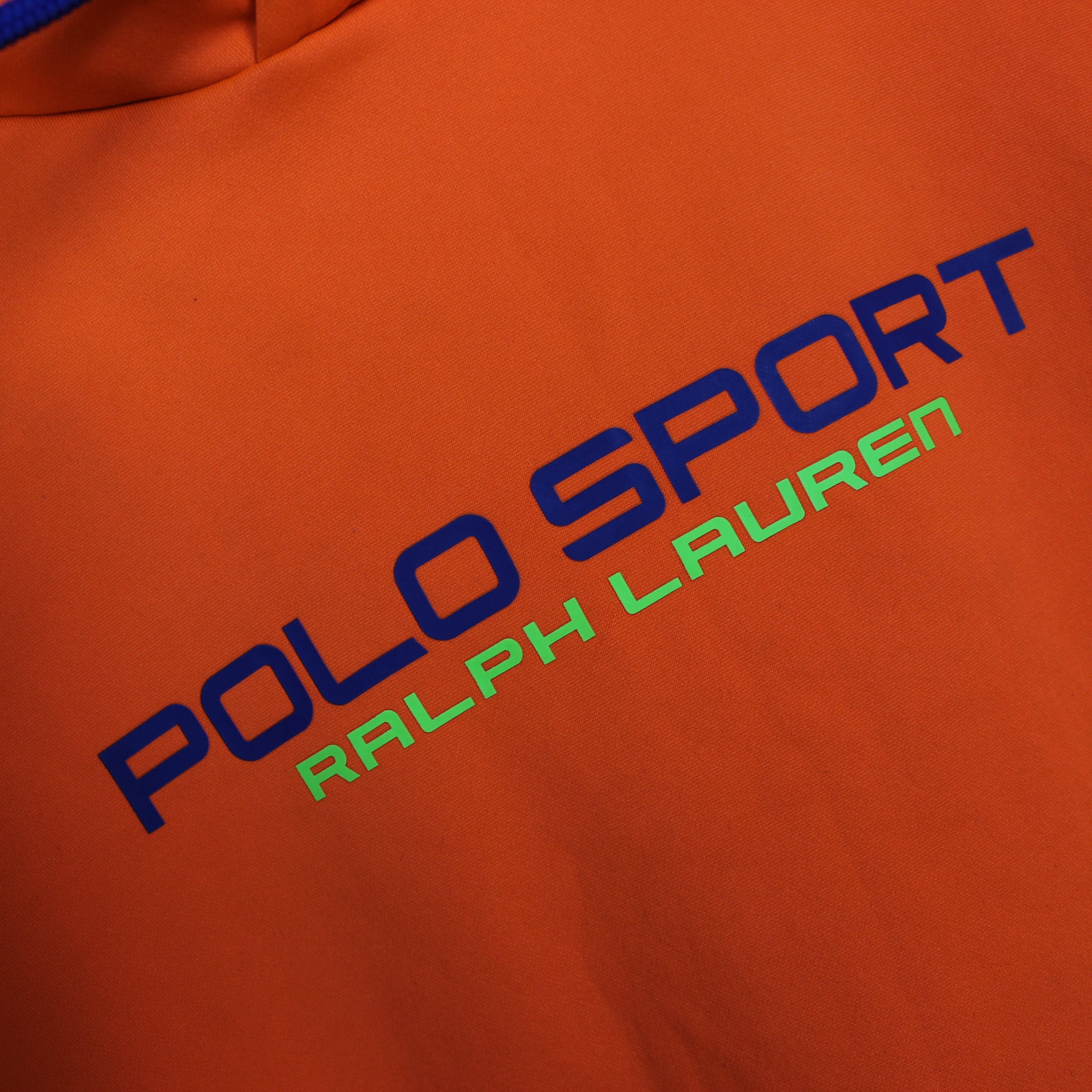 Polo Ralph Lauren Polo Sport men hoodie orange big logo M L Size US L / EU 52-54 / 3 - 5 Thumbnail