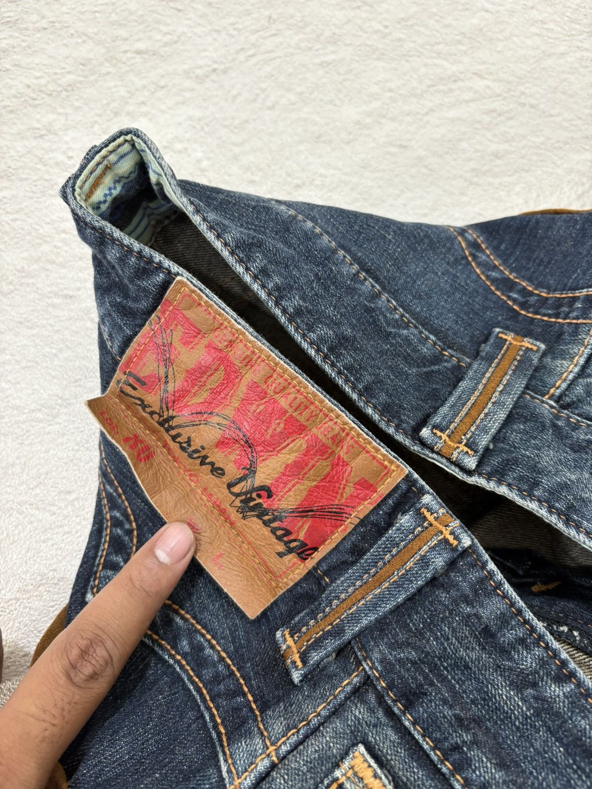 Kapital 2000s Edwin wash flared wash denim y2k style Size US 30 / EU 46 - 8 Thumbnail
