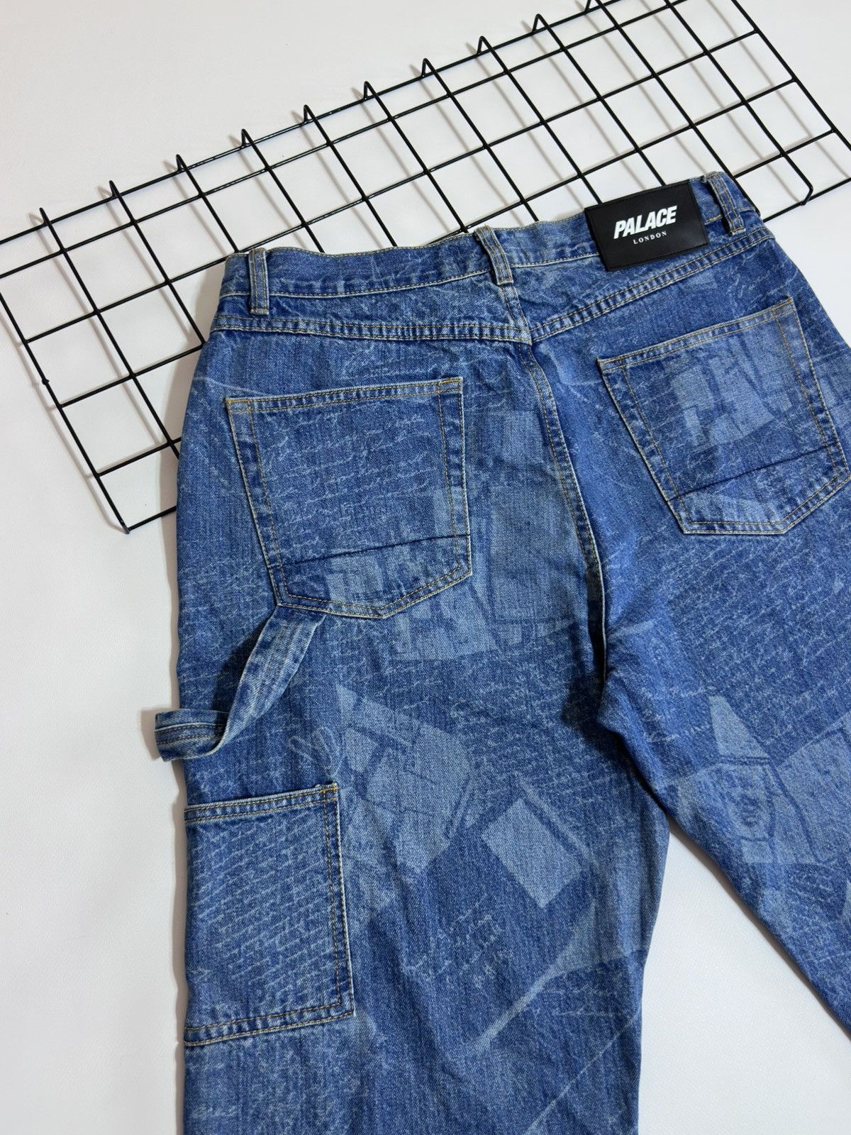 Palace Palace Skateboards P-Carp Laser Engraved Cargo Denim Jeans Size US 32 / EU 48 - 8 Thumbnail