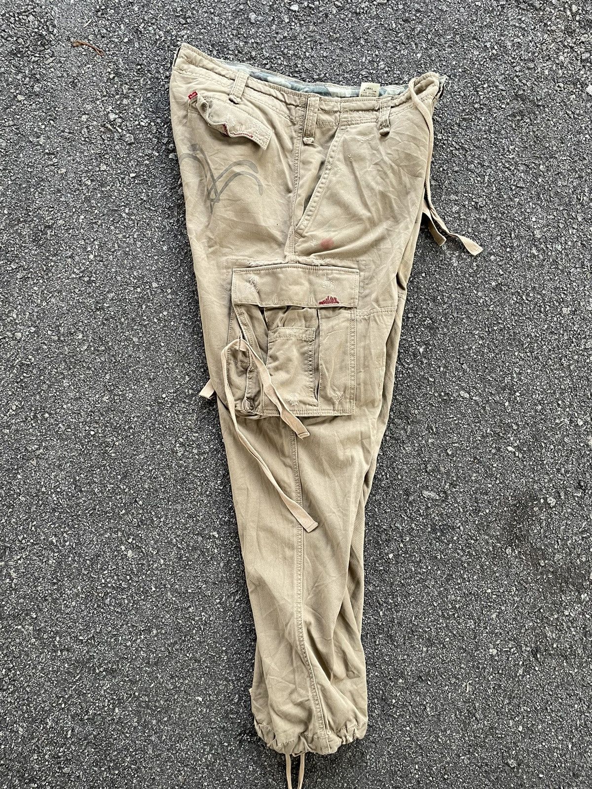 Japanese Brand × Vintage Levis Khakis Cargo Pant Size US 34 / EU 50 - 2 Thumbnail