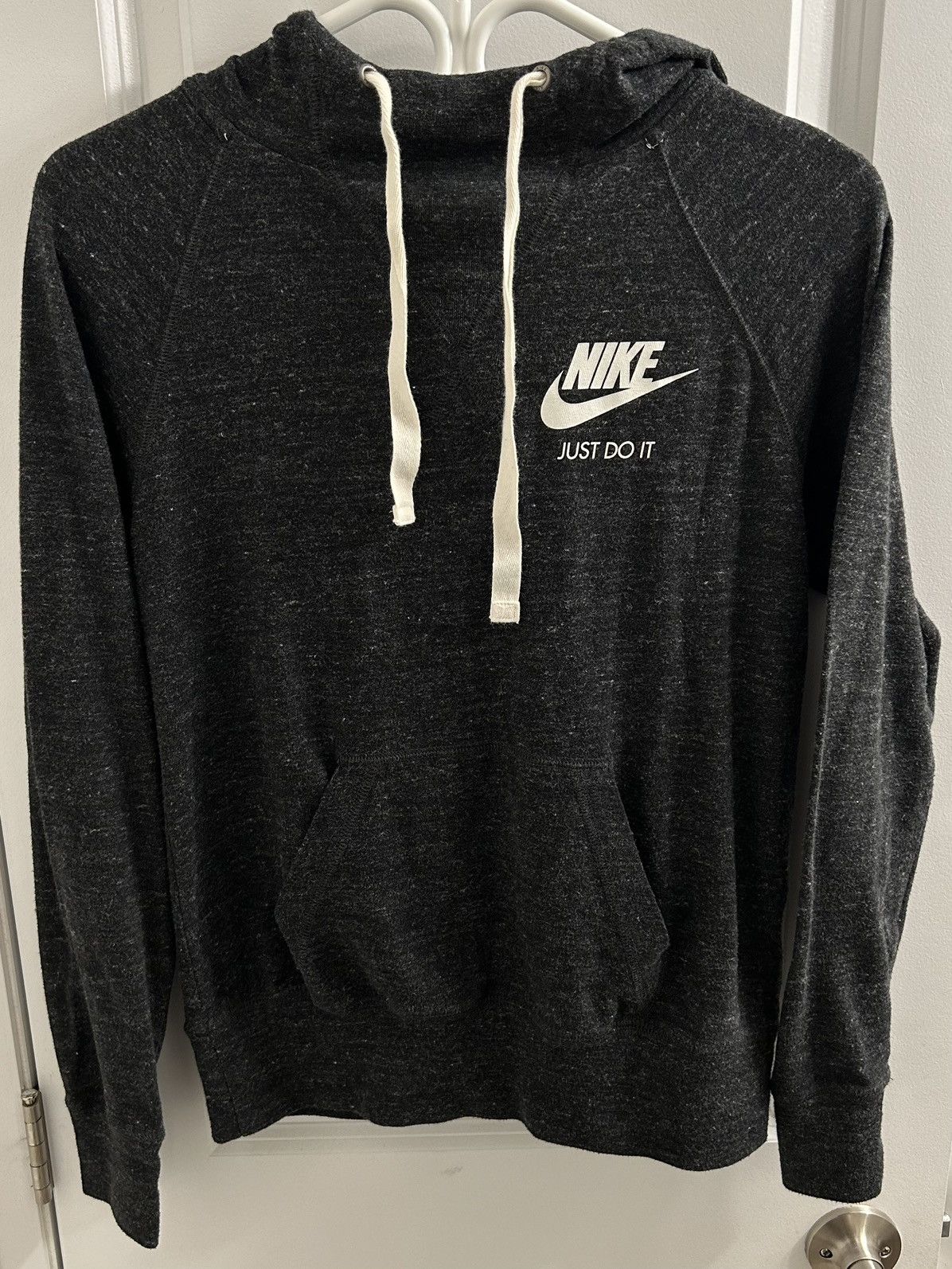 Other Nike Women’s Dark Grey Long Sleeve Hoodie Top - Size S Size S / US 4 / IT 40 - 1 Thumbnail