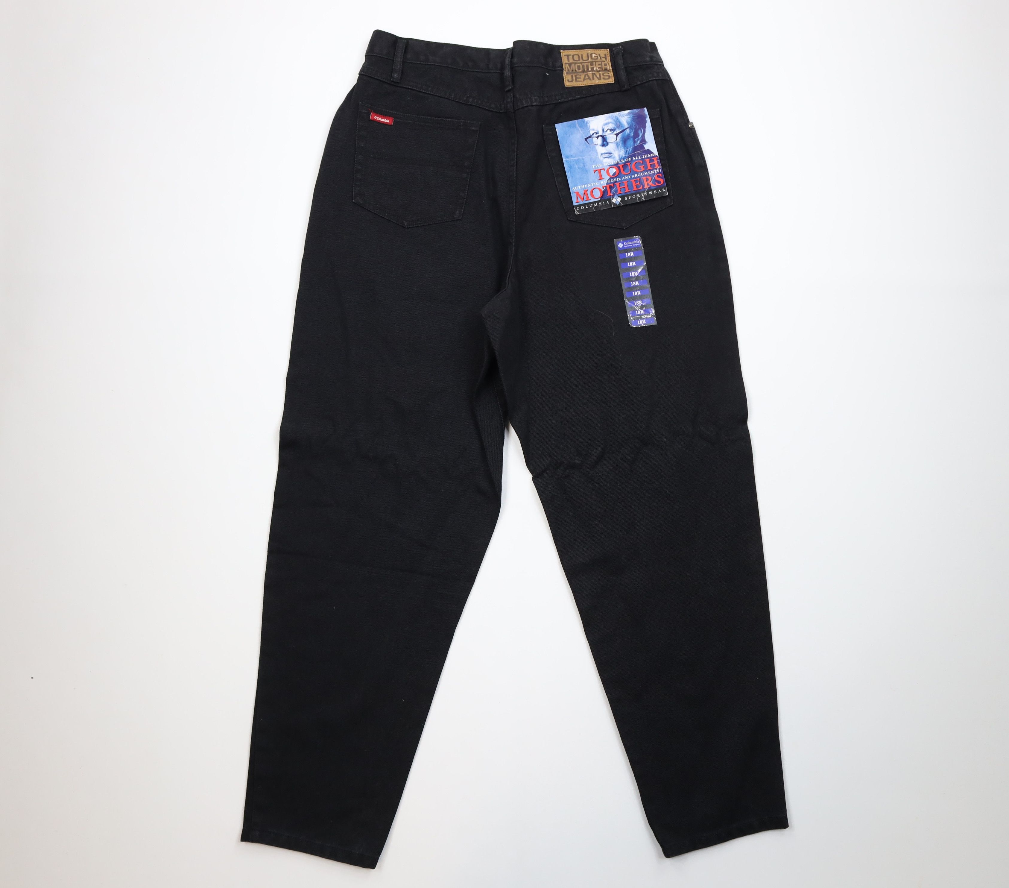Columbia Deadstock Vintage 90s Columbia Tapered Leg Jeans Black Size 40" / US 18 - 7 Thumbnail