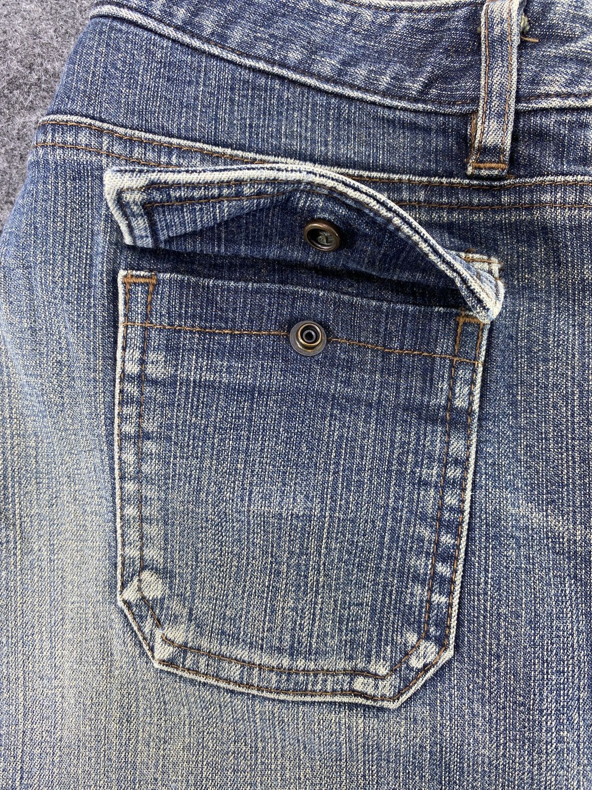 If Six Was Nine Japanese Brand Fanfasione Wash jeans - J1123 Size US 27 - 13 Thumbnail
