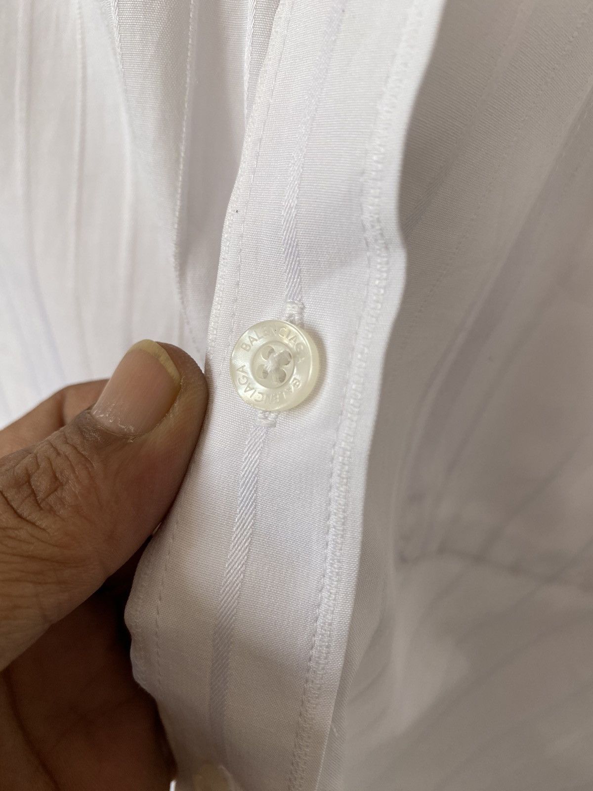Vintage 90s Balenciaga paris button up shirt Size US L / EU 52-54 / 3 - 3 Thumbnail