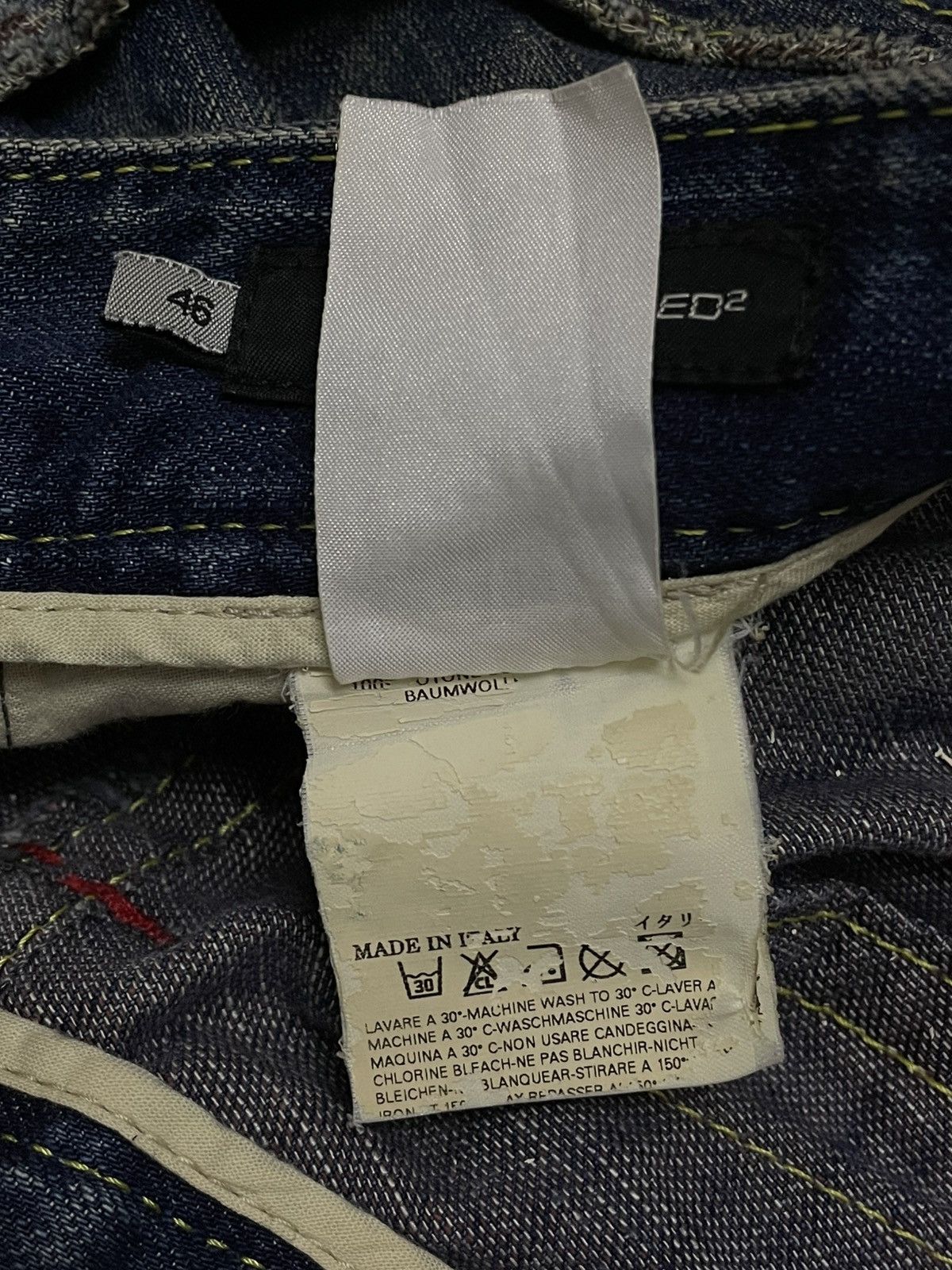 Dsquared2 Authentic Designer Dsquared Fucker Acdc Distressed Denim Size US 32 / EU 48 - 18 Thumbnail