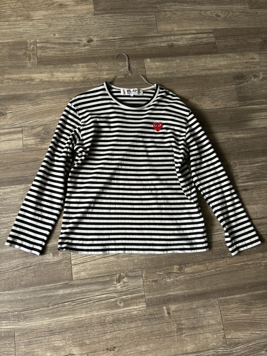 Comme des Garcons Comme Des Garçon Striped Long Sleeve Size US L / EU 52-54 / 3 - 1 Thumbnail