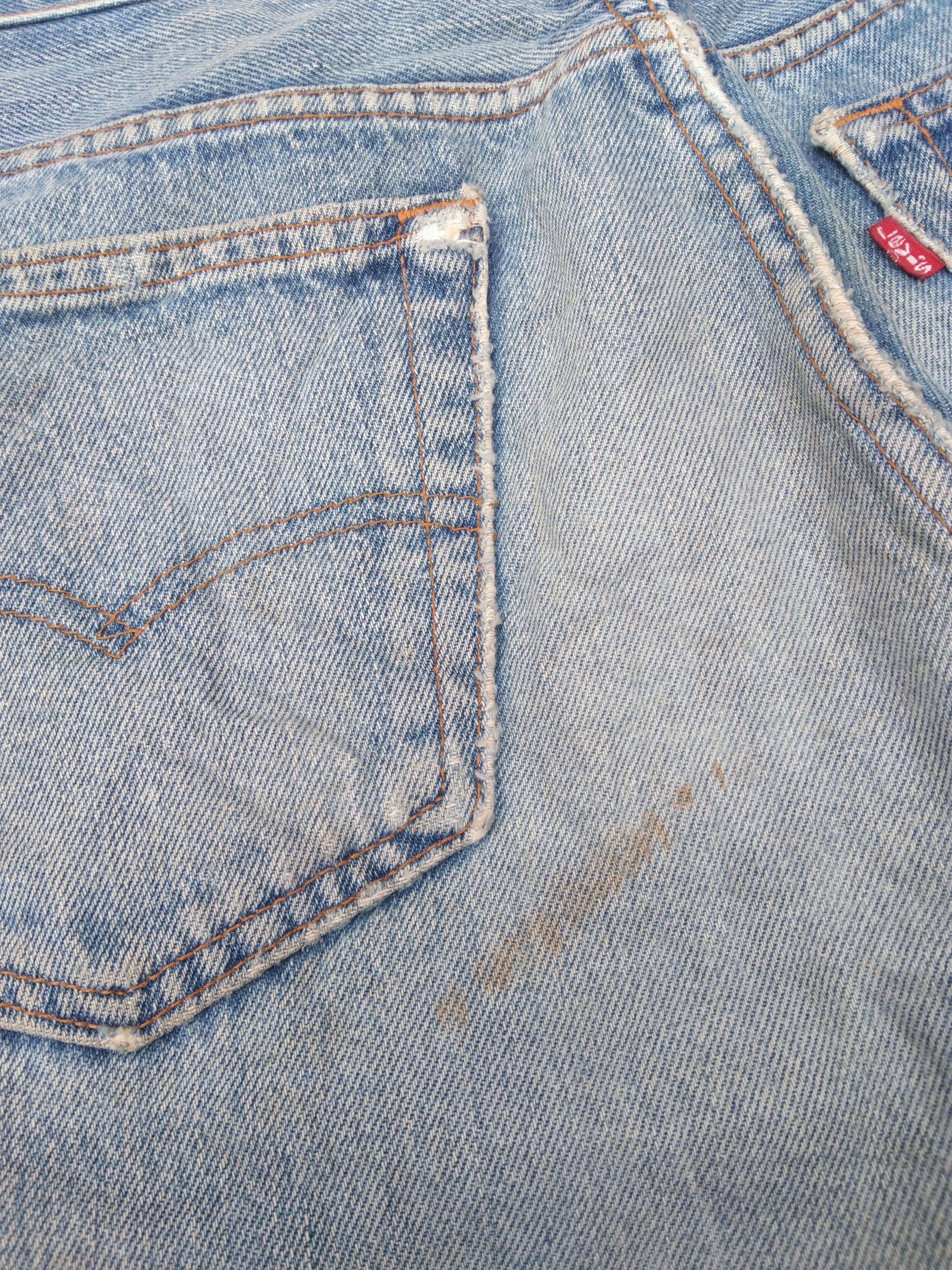 Levi's × Vintage 80s Vintage Levis 501 Made In USA Distressed Jeans 32x33 Size US 32 / EU 48 - 5 Thumbnail