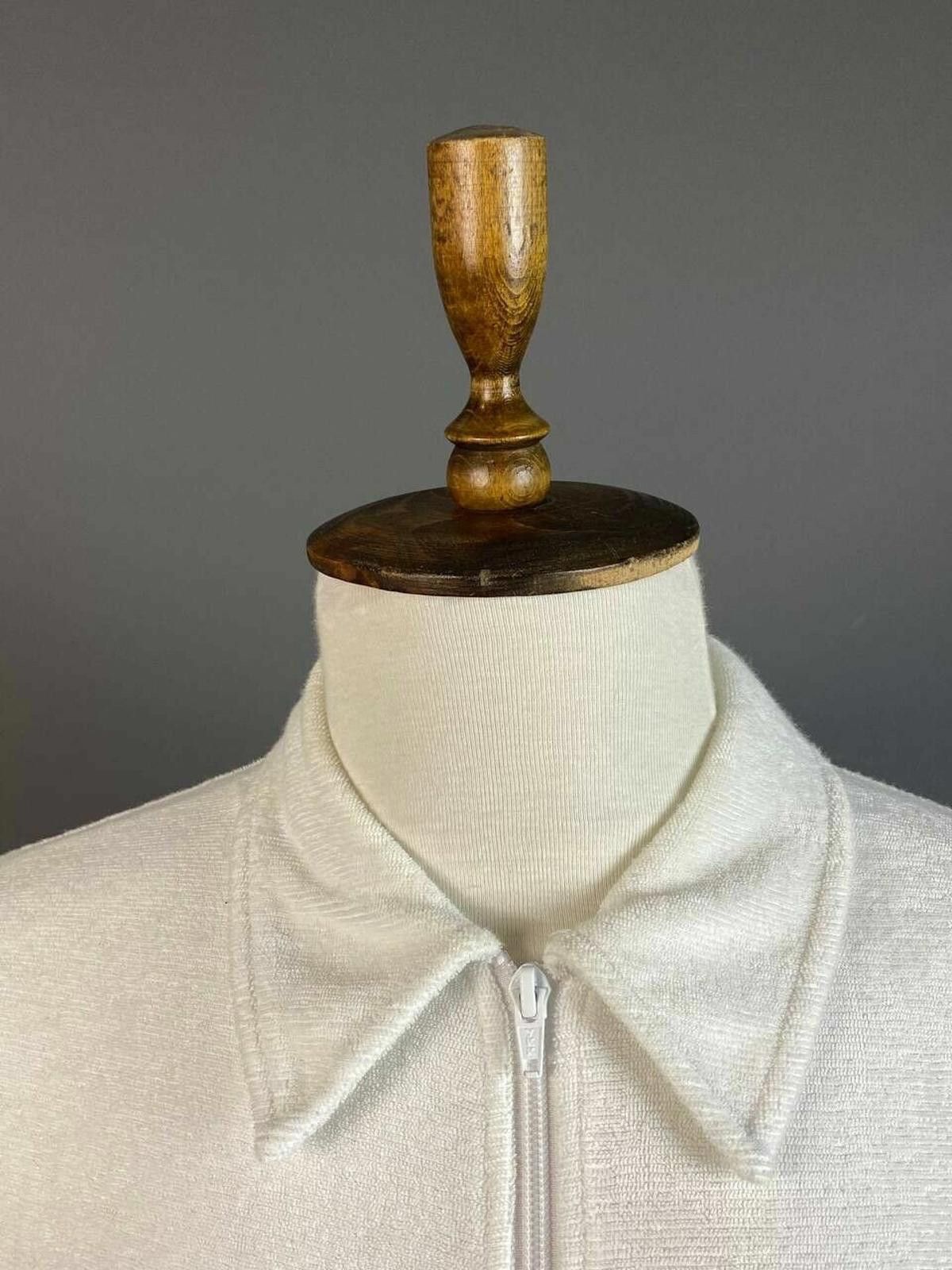 Fred Perry Men Fred Perry Reissues White Full Zip Sweater Size S Size US S / EU 44-46 / 1 - 5 Thumbnail