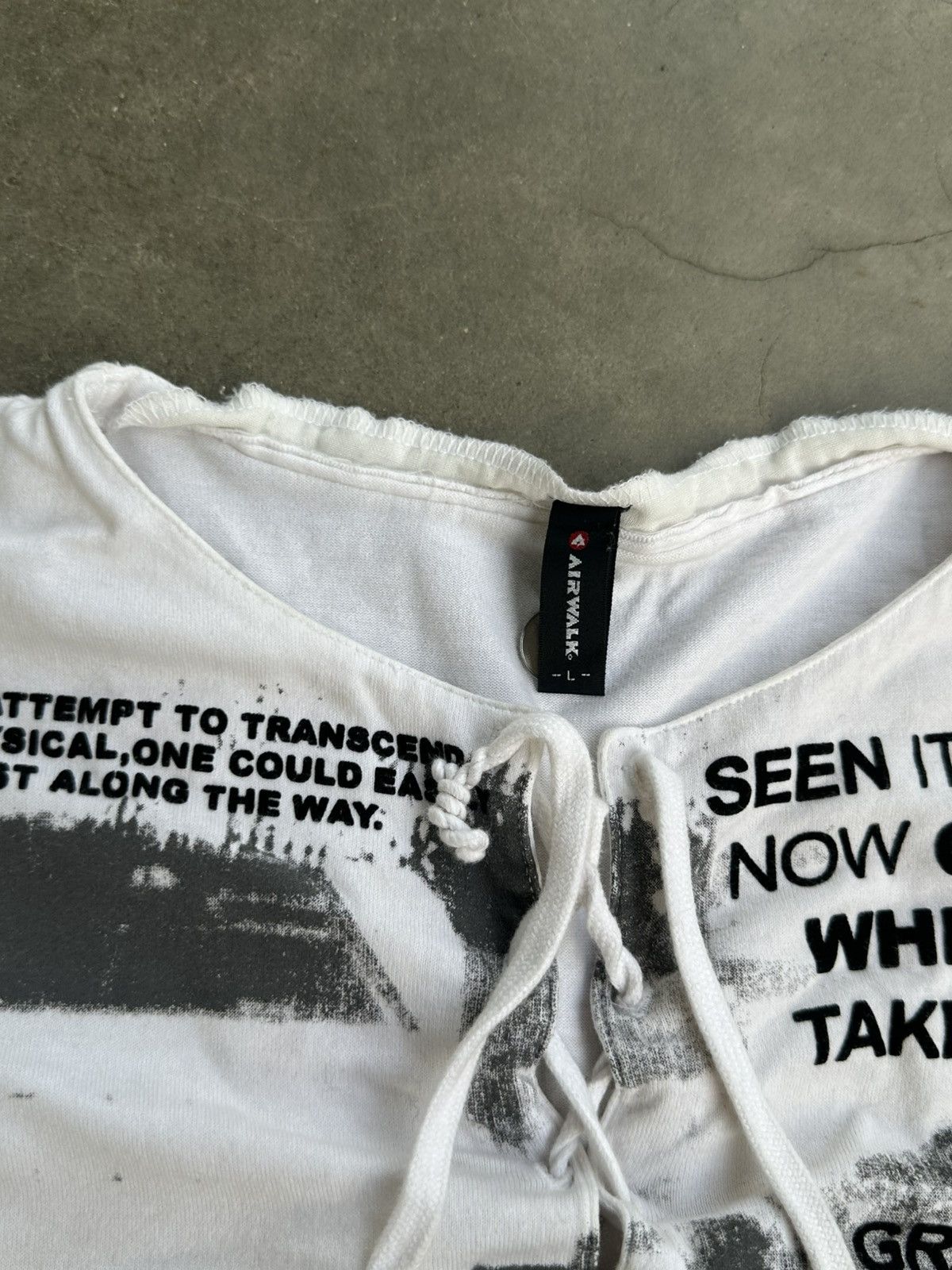 Airwalk Y2K Airwalk Laces Poem Shirt Goth Punk Size US M / EU 48-50 / 2 - 4 Thumbnail