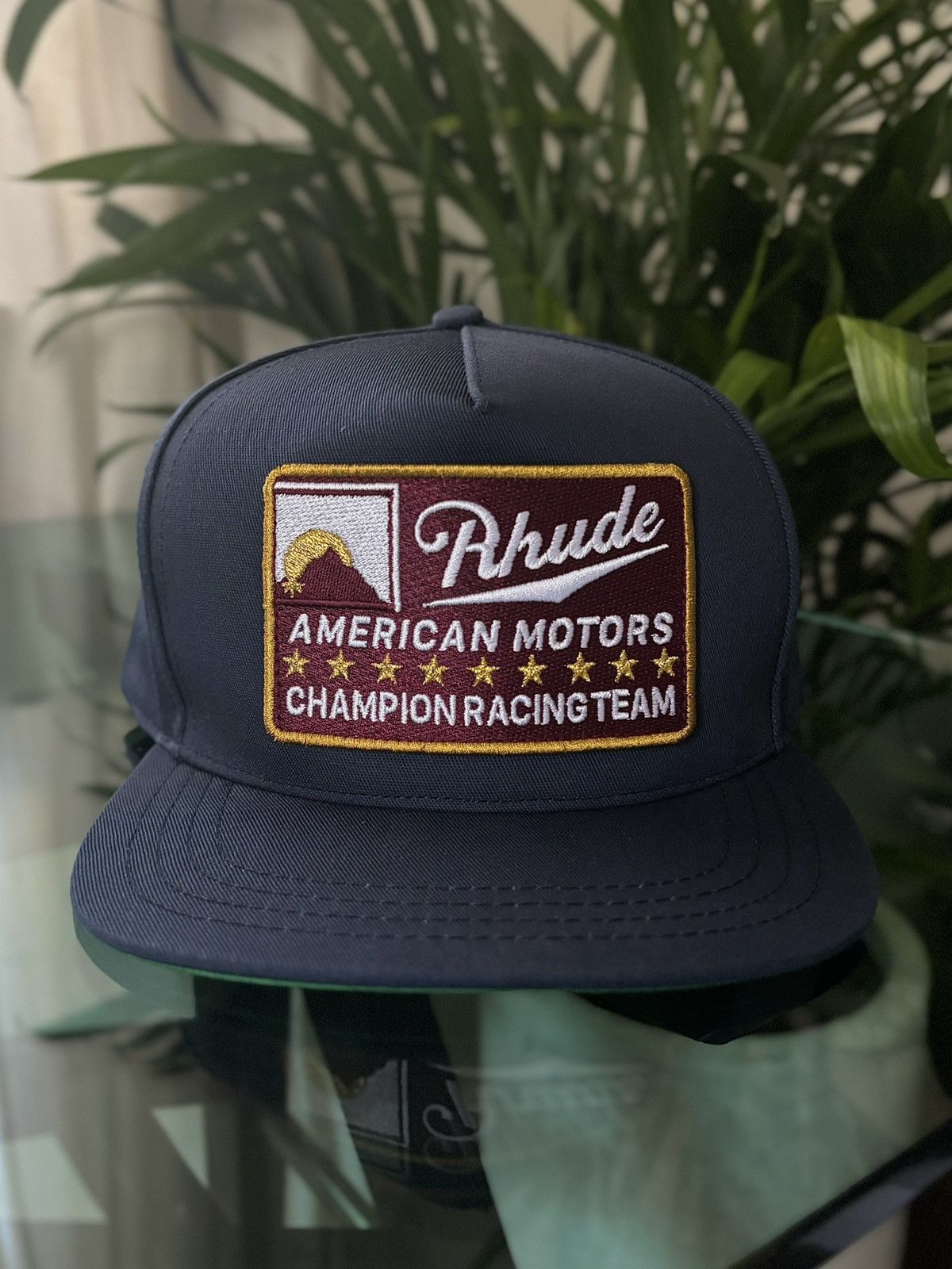 Rhude RHUDE “RACING AMERICAN MOTORS” HAT Size ONE SIZE - 1 Thumbnail