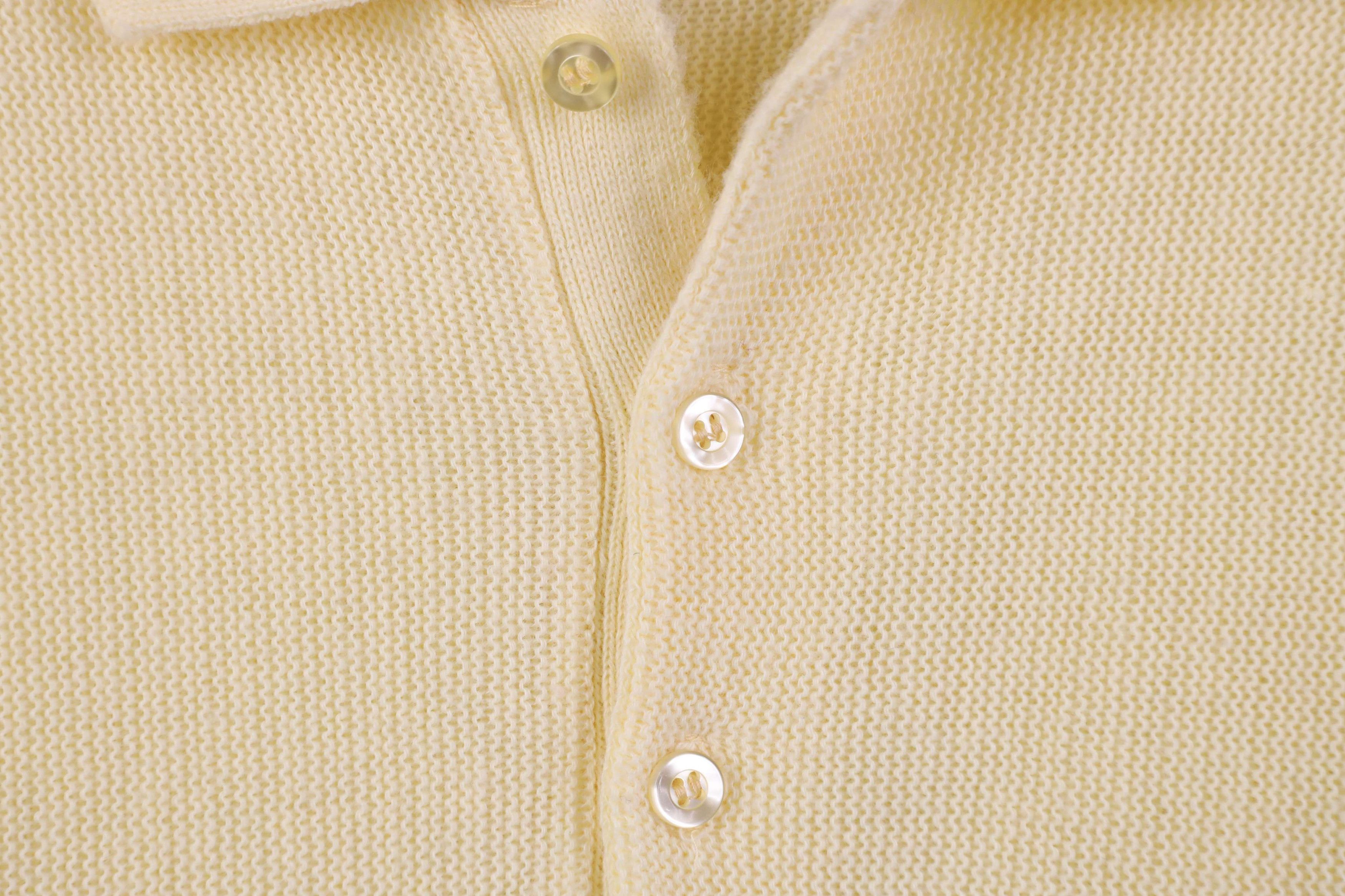Vintage Vintage 60s 70s Streetwear Short Sleeve Polo Shirt Yellow Size US M / EU 48-50 / 2 - 4 Thumbnail