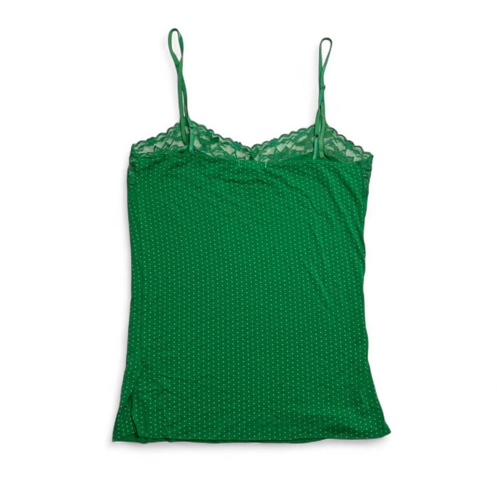 Other Coco Bong Polka Dot Green White Lace Cami Full Length size M Size M / US 6-8 / IT 42-44 - 4 Thumbnail