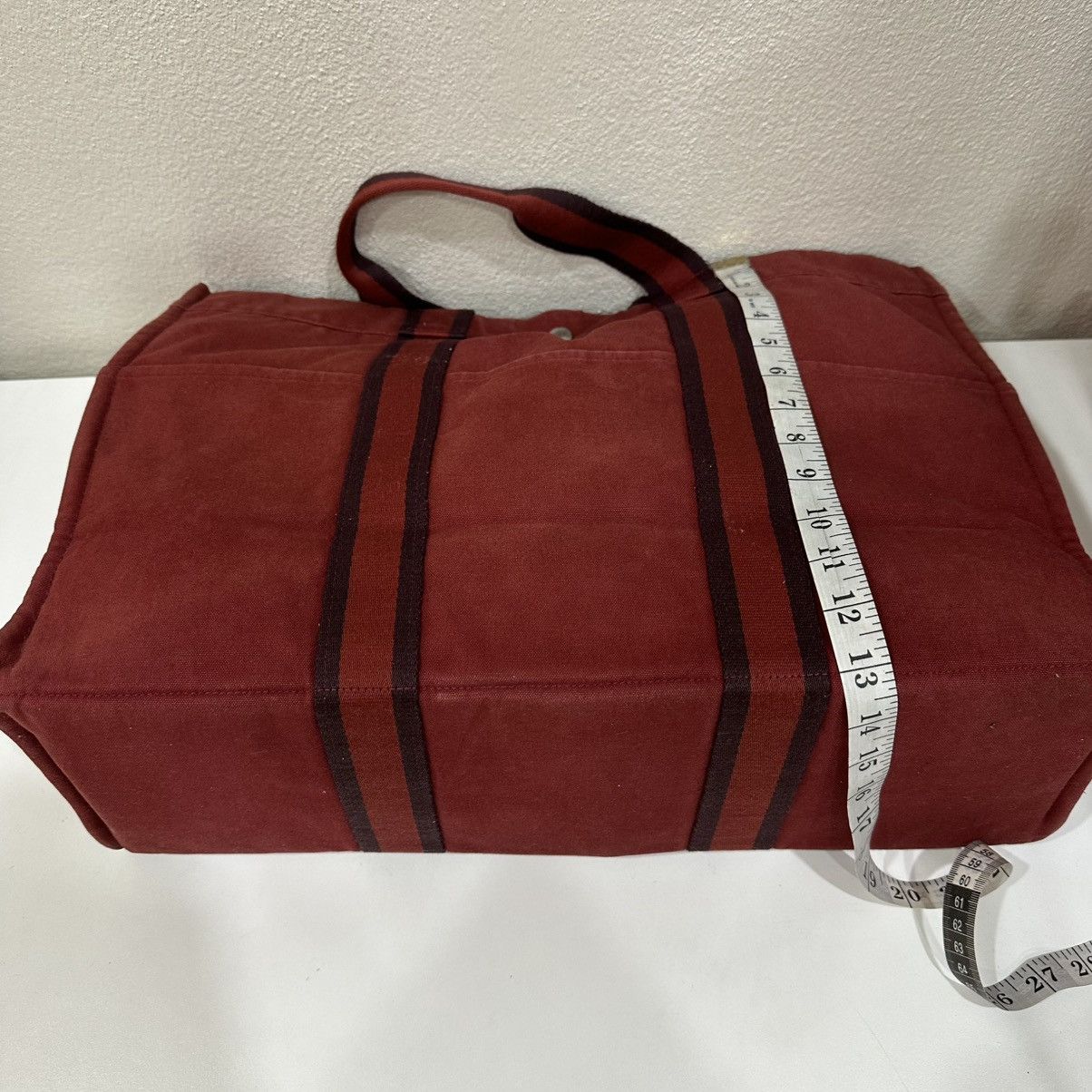 Hermes ‼️LASTDROP‼️ HERMES FOULTOU GM CANVAS TOTE BAG Size ONE SIZE - 7 Thumbnail