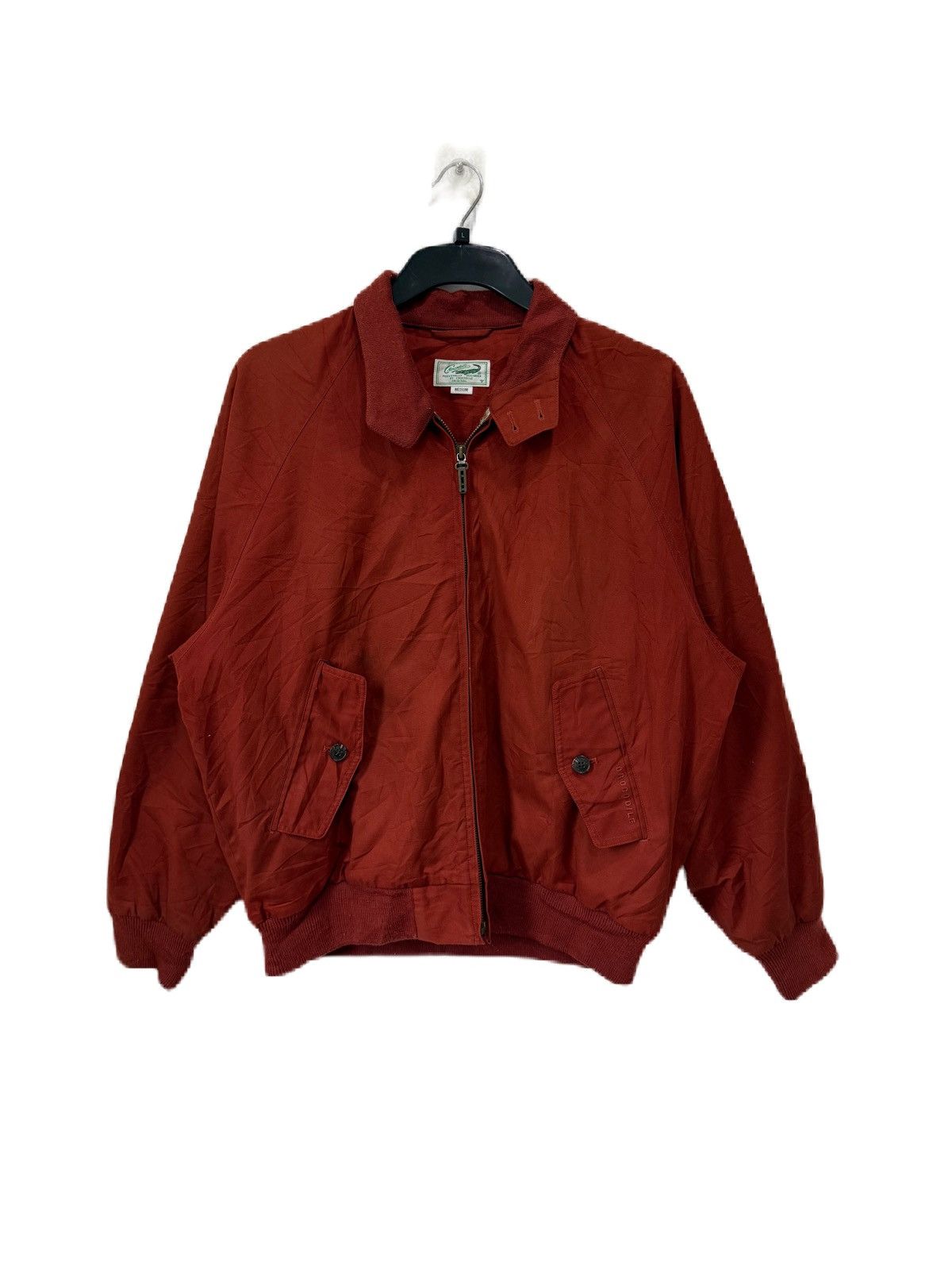 Japanese Brand Vintage Crocodile Bomber Jacket Baracuta Style Tartan Inner Size US M / EU 48-50 / 2 - 1 Thumbnail